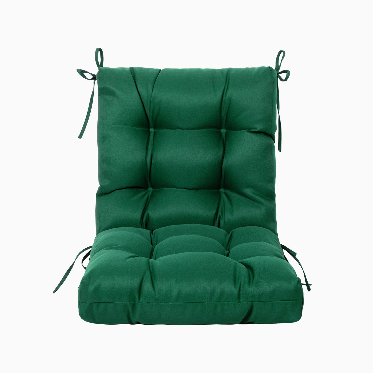 All-Weather Outdoor Chair Cushions - Waterproof Patio Seat Cushions with Tufted Design for Wicker Furniture - Perfect for Garden, Deck, Poolside & Backyard Relaxation