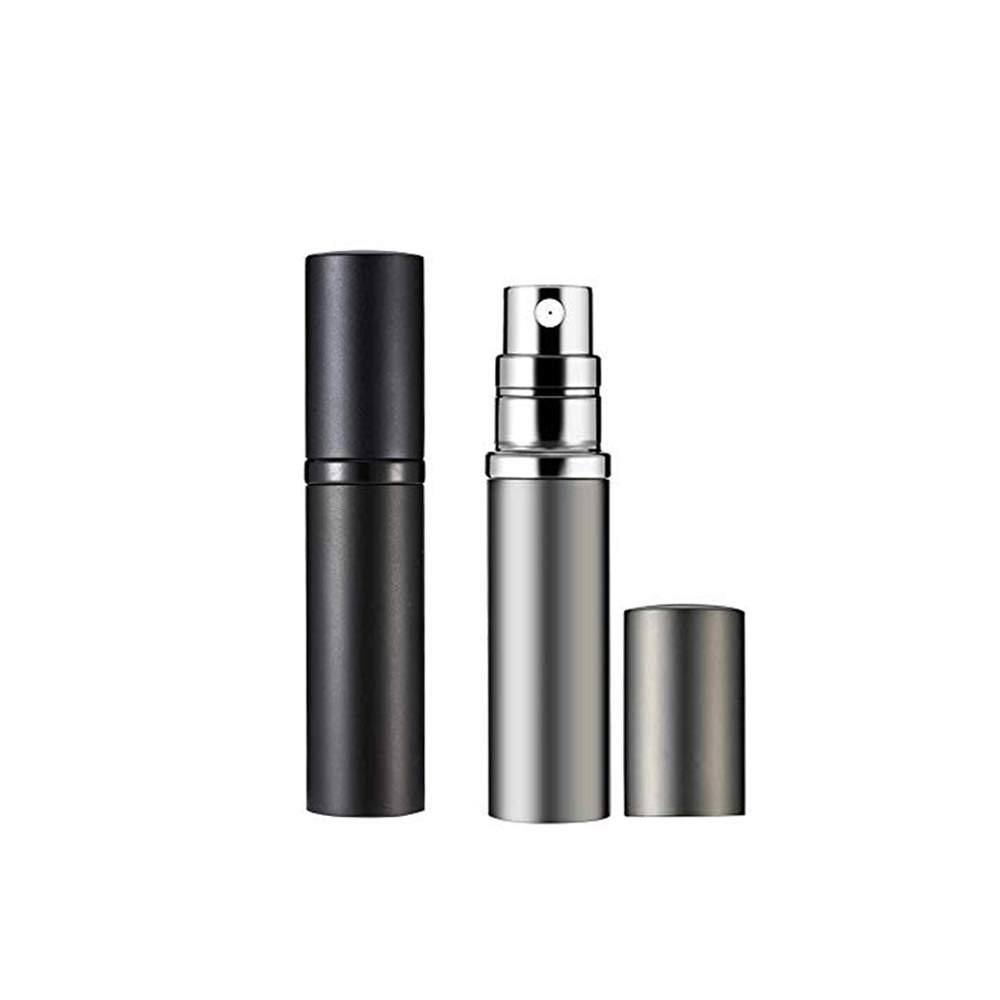Refillable 5ml Travel Perfume Bottle - Portable Perfume Atomizer Spray Container for Women & Men | Mini Pump Bottle for Flying, Purse, Vacation & Everyday Carry | Perfect Travel Essential for Toiletry Bag & Gym