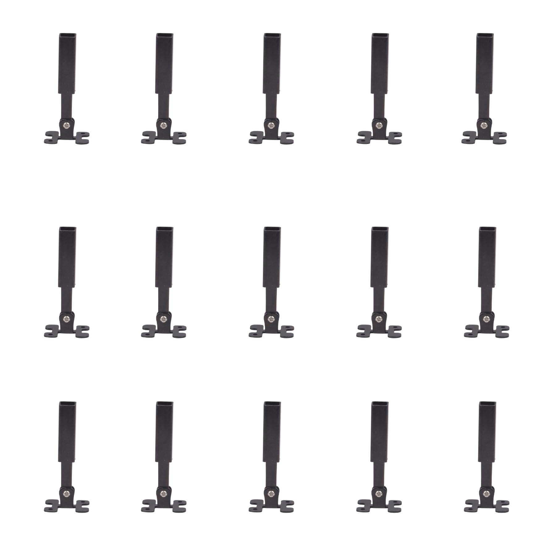 15-Pack Angle Adjustable Baluster Connectors with Screws for 1/2