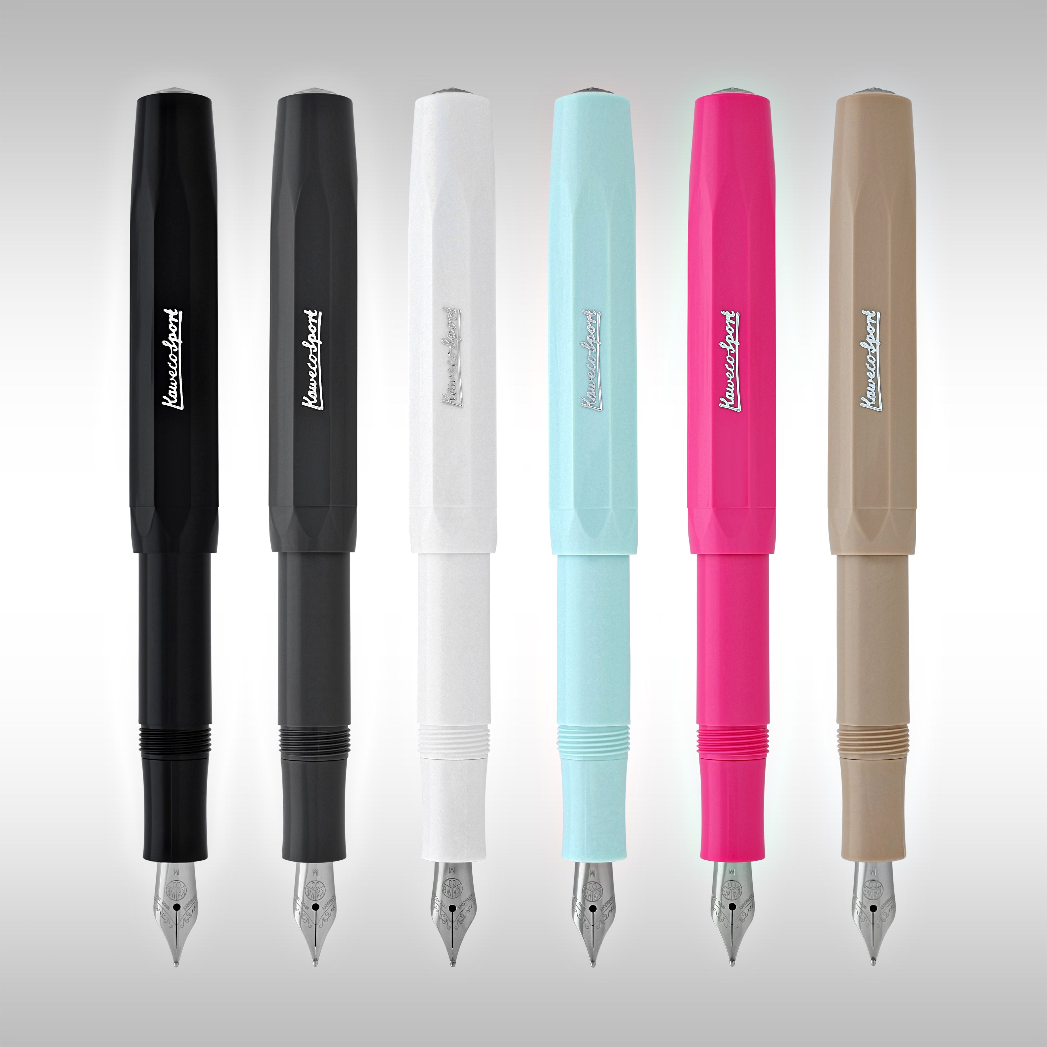 Kaweco Skyline Sport Fountain Pen - Grey Premium Writing Instrument for Calligraphy, Journaling & Office Use