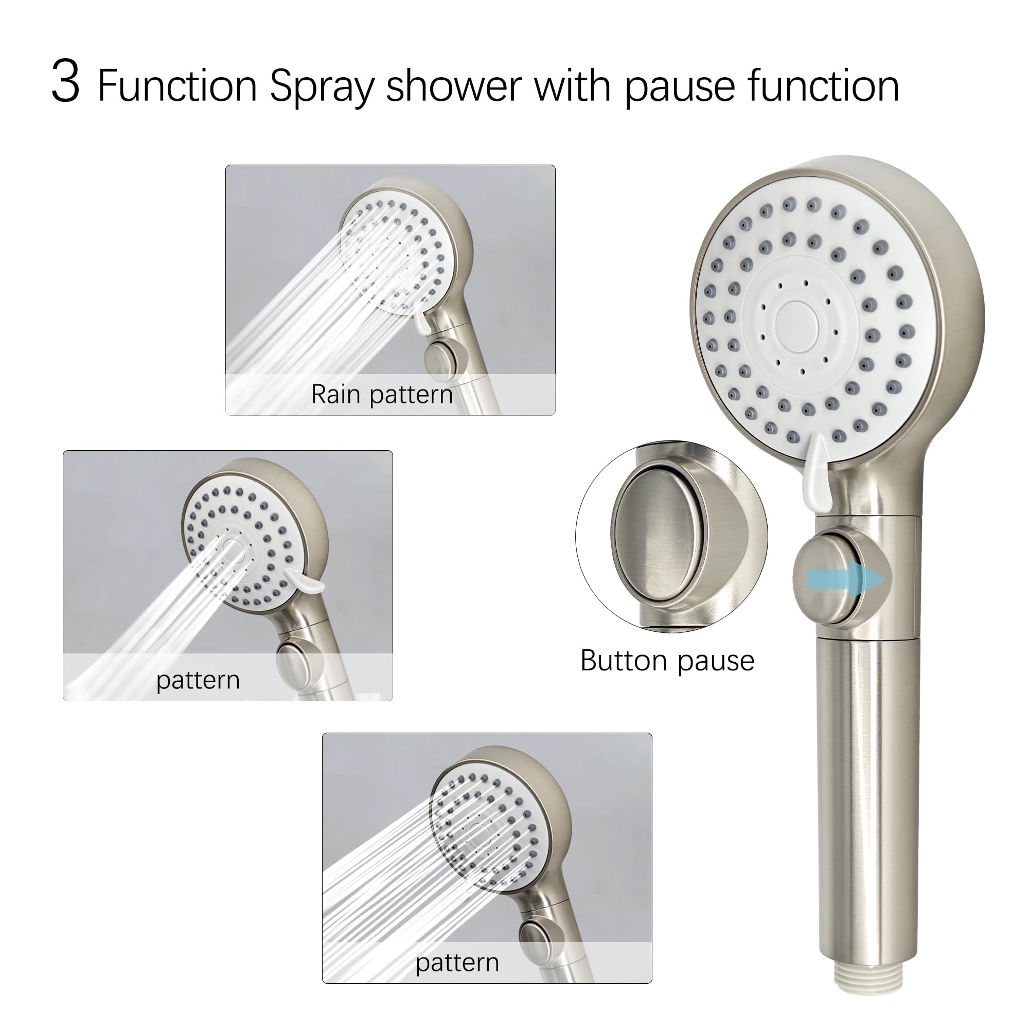 RV Exterior Quick Connect Detachable Shower Head - 71