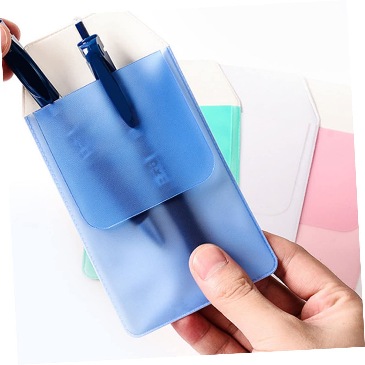 12-Pack PVC Doctor Pen Holders - Anti-Loss Leak-Proof Pencil Pouch for Nurses & Medical Professionals | Hospital Accessory Organizer for Stethoscopes, Pens & Medical Tools (Ideal for ER, Clinics & Nursing Stations)