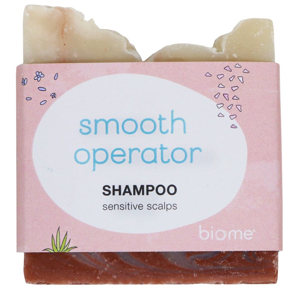 Biome Shampoo Bar 110g for Sensitive Scalps - Natural & Gentle Hair Cleanser | Perfect for Dry, Itchy Scalp & Eco-Friendly Bathroom Use