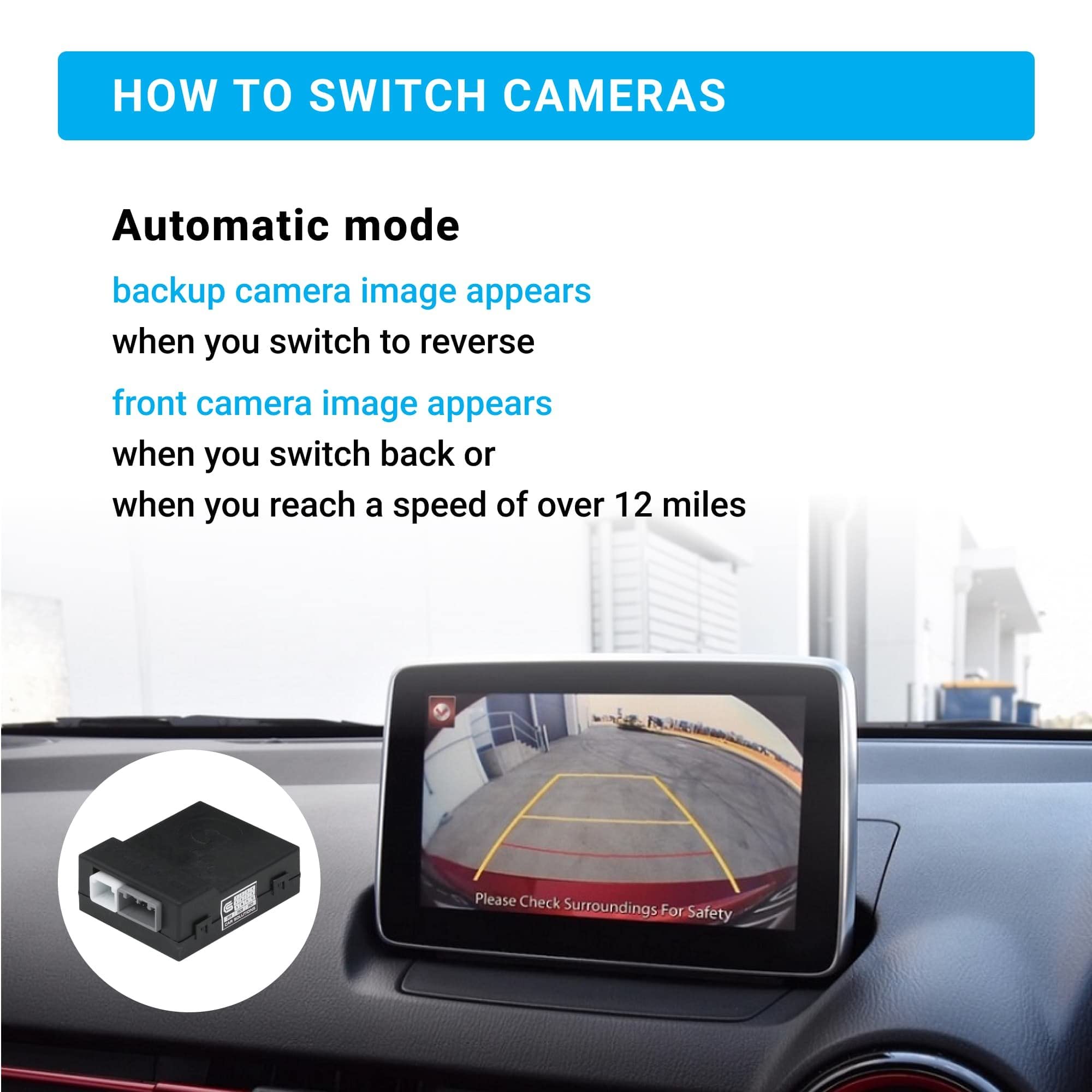 RFCC TTG2 Car Camera Control Switch System for Toyota Touch 2/Entune - Front View Camera Adapter Kit for Enhanced Driving Safety | Perfect for Parking Assistance, Off-Roading & Blind Spot Monitoring