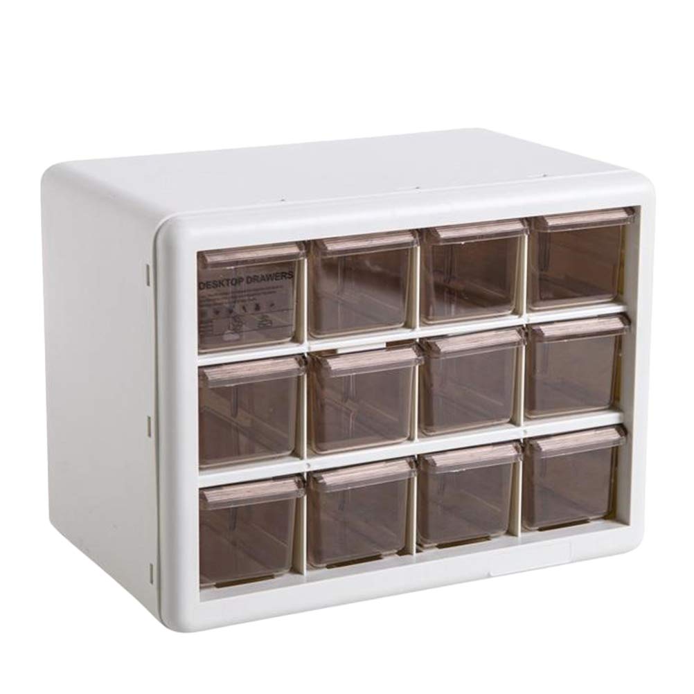Cabilock 6-Piece Mini Drawer Organizer Set - Compact Storage Box with Pull-Out Drawers for Makeup, Jewelry, Office & Desk Accessories - Perfect for Bedroom, Bathroom Vanity & Wardrobe Organization