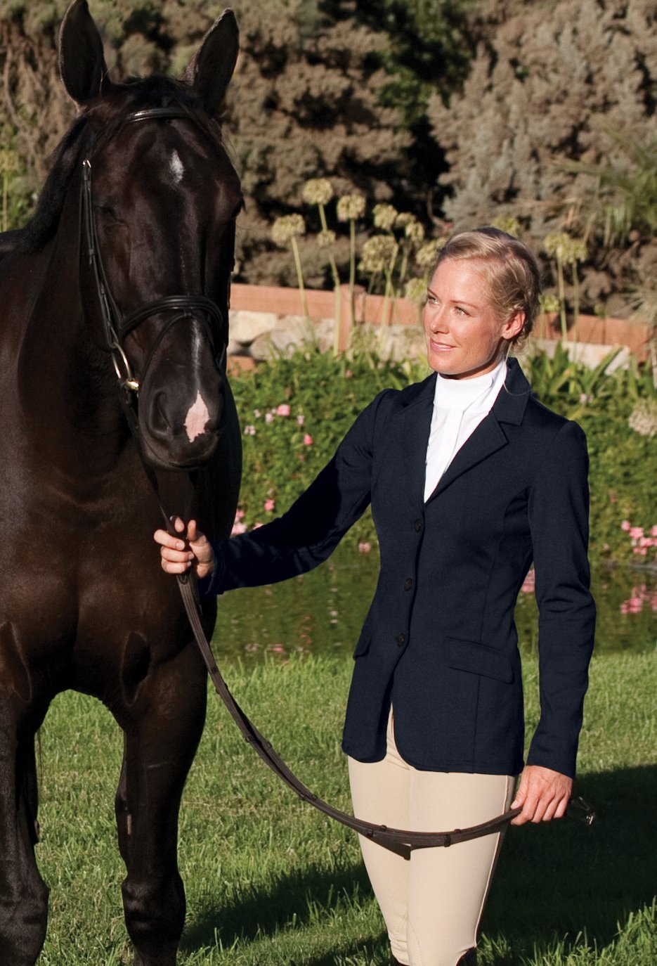 Romfh Women's Silk-Shell Equestrian Hunt Coat - Waterproof & Breathable Riding Jacket for Horseback Riding, Hunting & Outdoor Activities