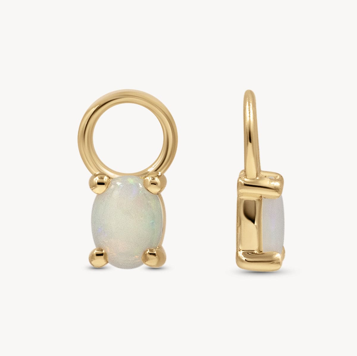 Mini Birthstone Huggie Charms - Dainty Sterling Silver Earrings for Women | Perfect for Everyday Wear, Gifts & Special Occasions
