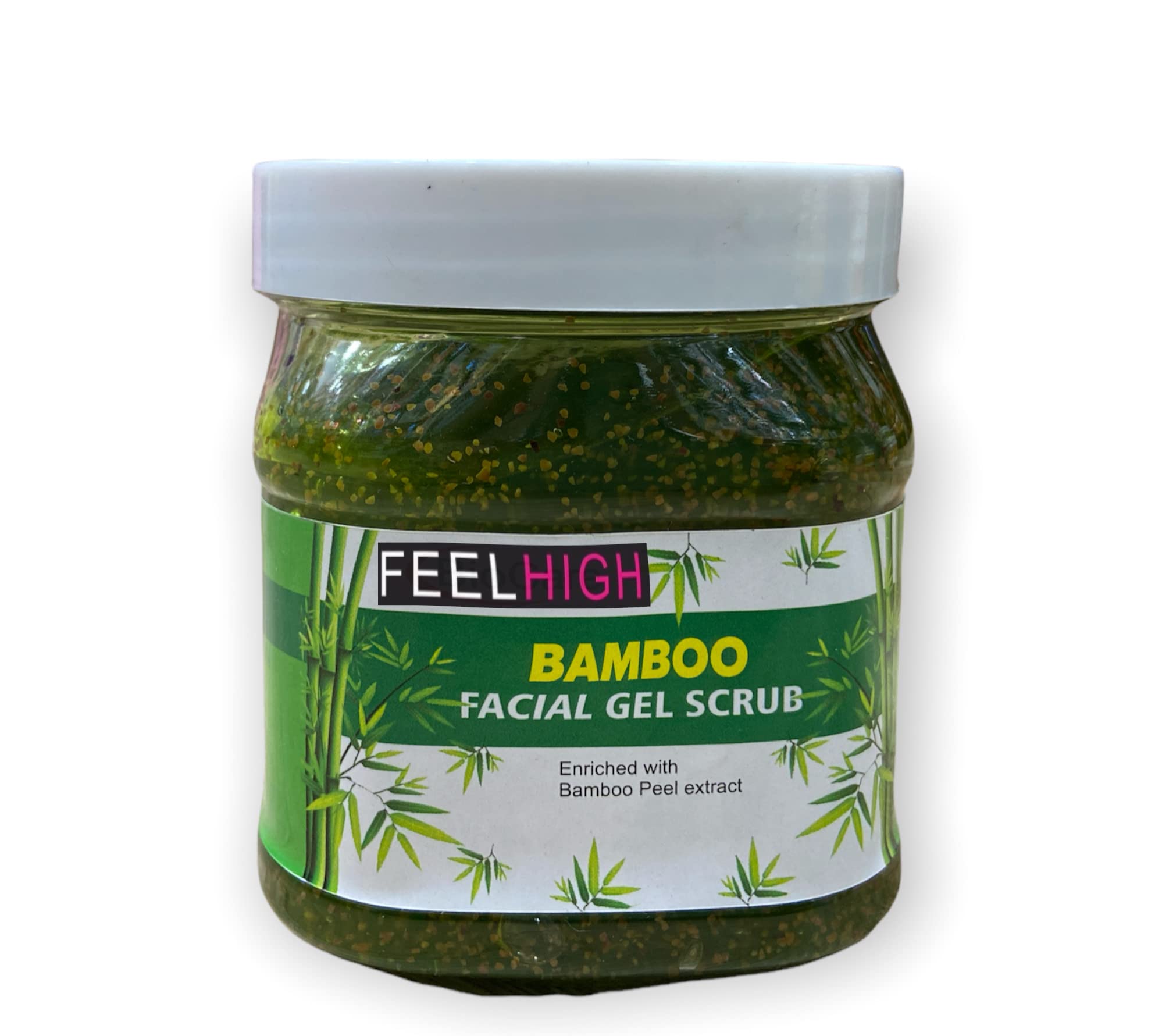 Bamboo Gel Face & Body Scrub - Exfoliating & Cleansing for Smooth Skin | Perfect for Daily Skincare & Spa Treatments