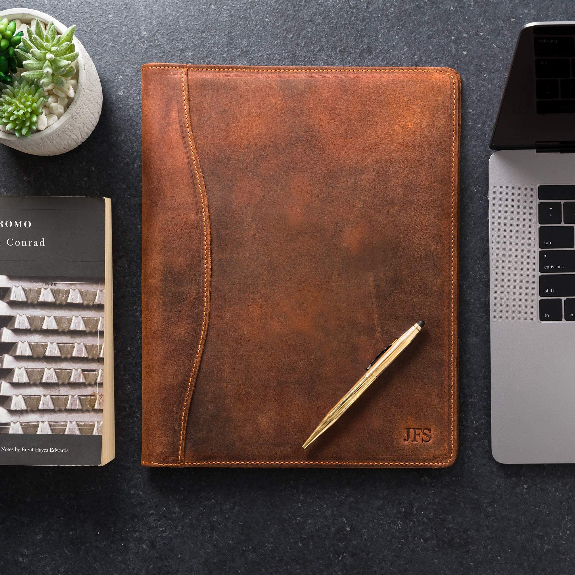Premium Leather Padfolio Organizer 9