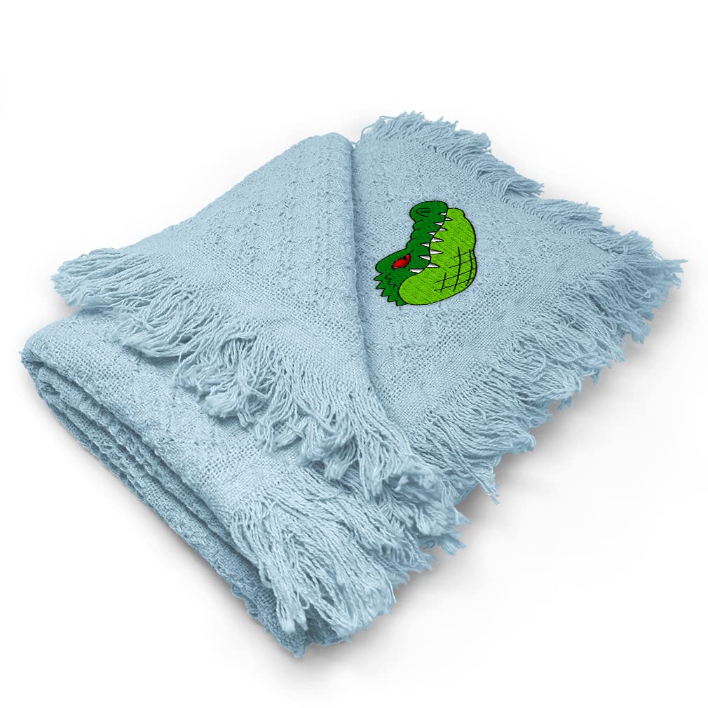 Soft & Cozy Animal Print Baby Blankets for Boys & Girls - Cute Reptile & Alligator Nursery Bedding Set - Perfect for Crib, Stroller, Swaddle & Toddler Naps