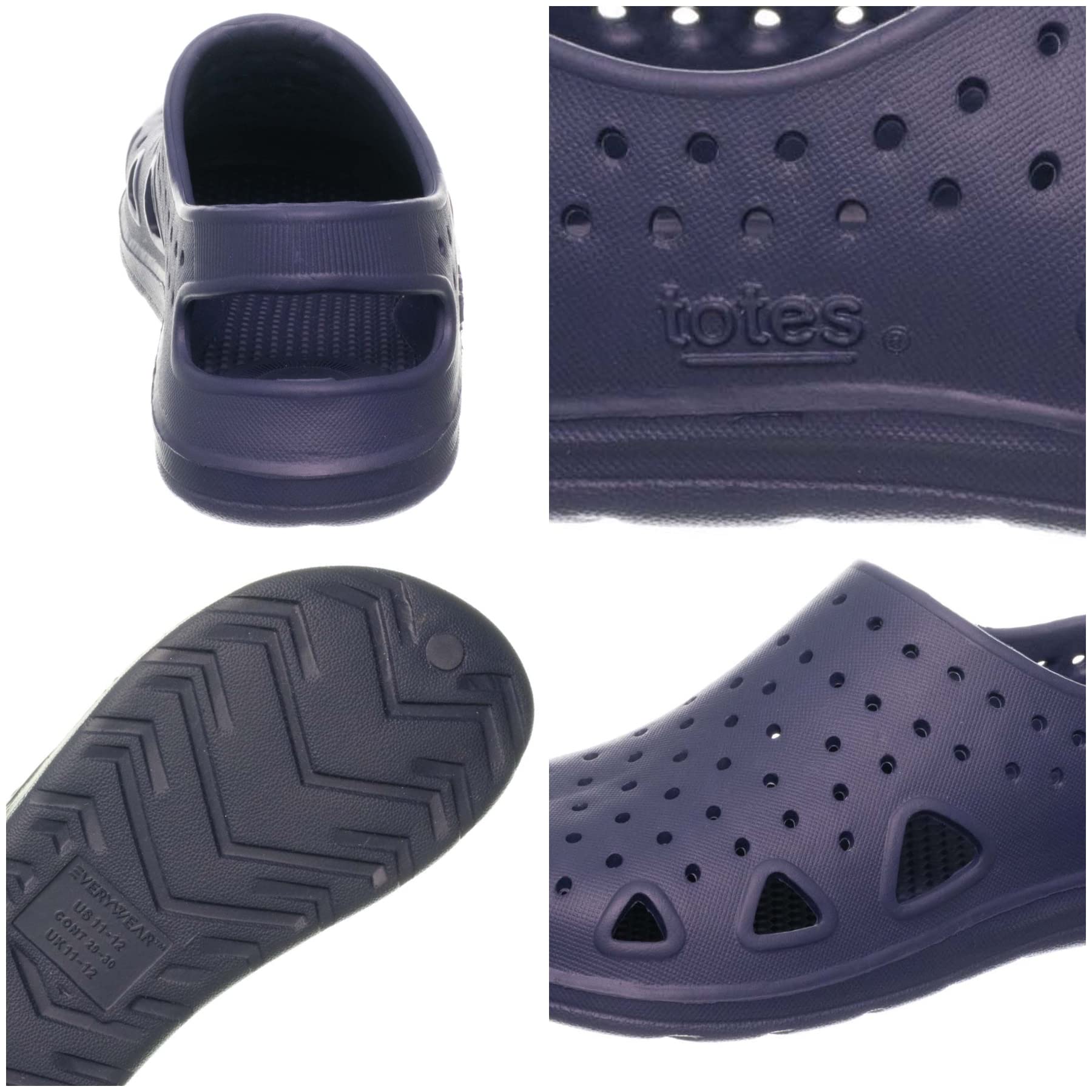 Unisex Kids Water Shoes - Totes Everywear Splash & Play Clogs for Beach, Pool, and Outdoor Activities