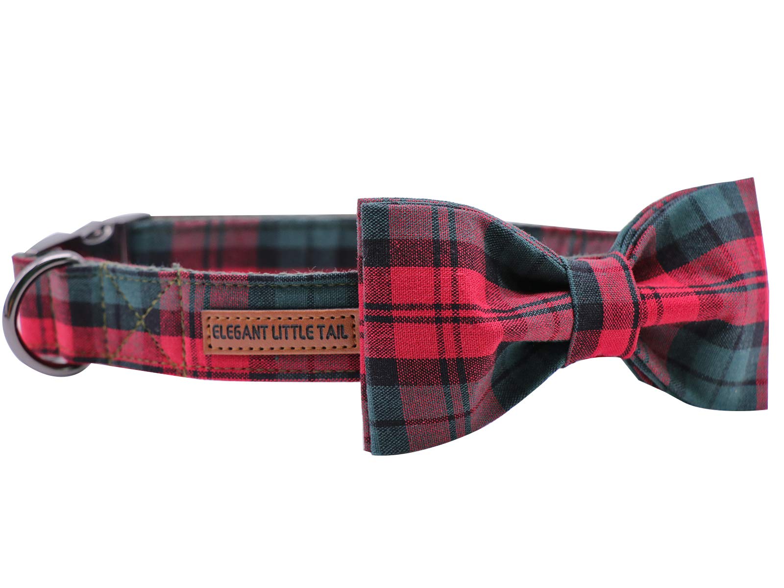Elegant Small Bow Tie Dog Collar - Adjustable Cotton & Webbing Pet Collar for Small, Medium & Large Dogs and Cats - Perfect for Daily Walks, Grooming & Special Occasions