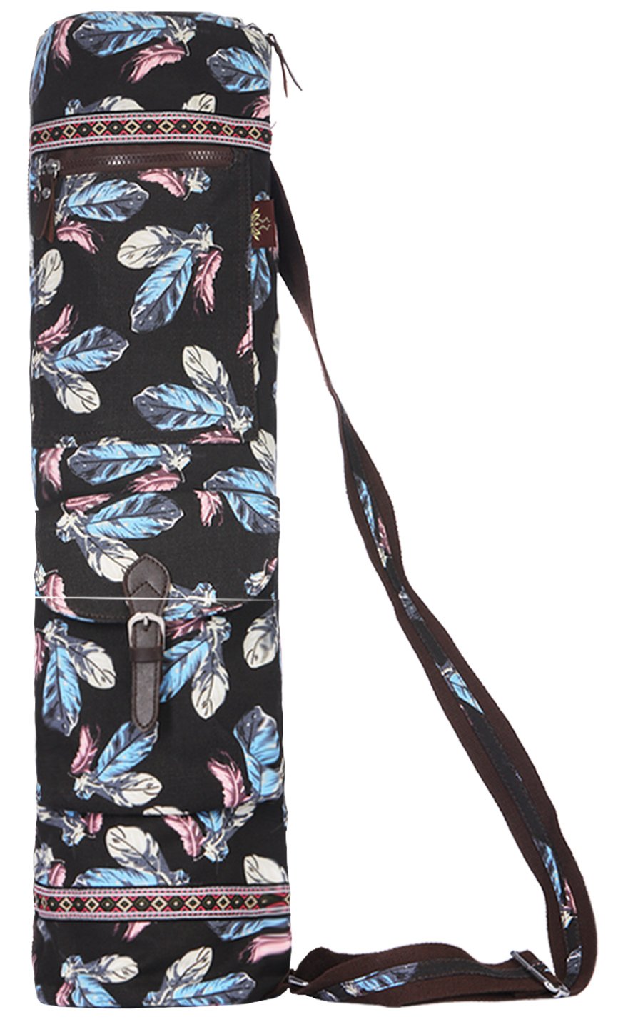 Premium Yoga Mat Bag for Women - Large Multi-Functional Gym Tote with Carrier Pocket | Perfect for Yoga, Pilates, Workouts & Travel Accessories