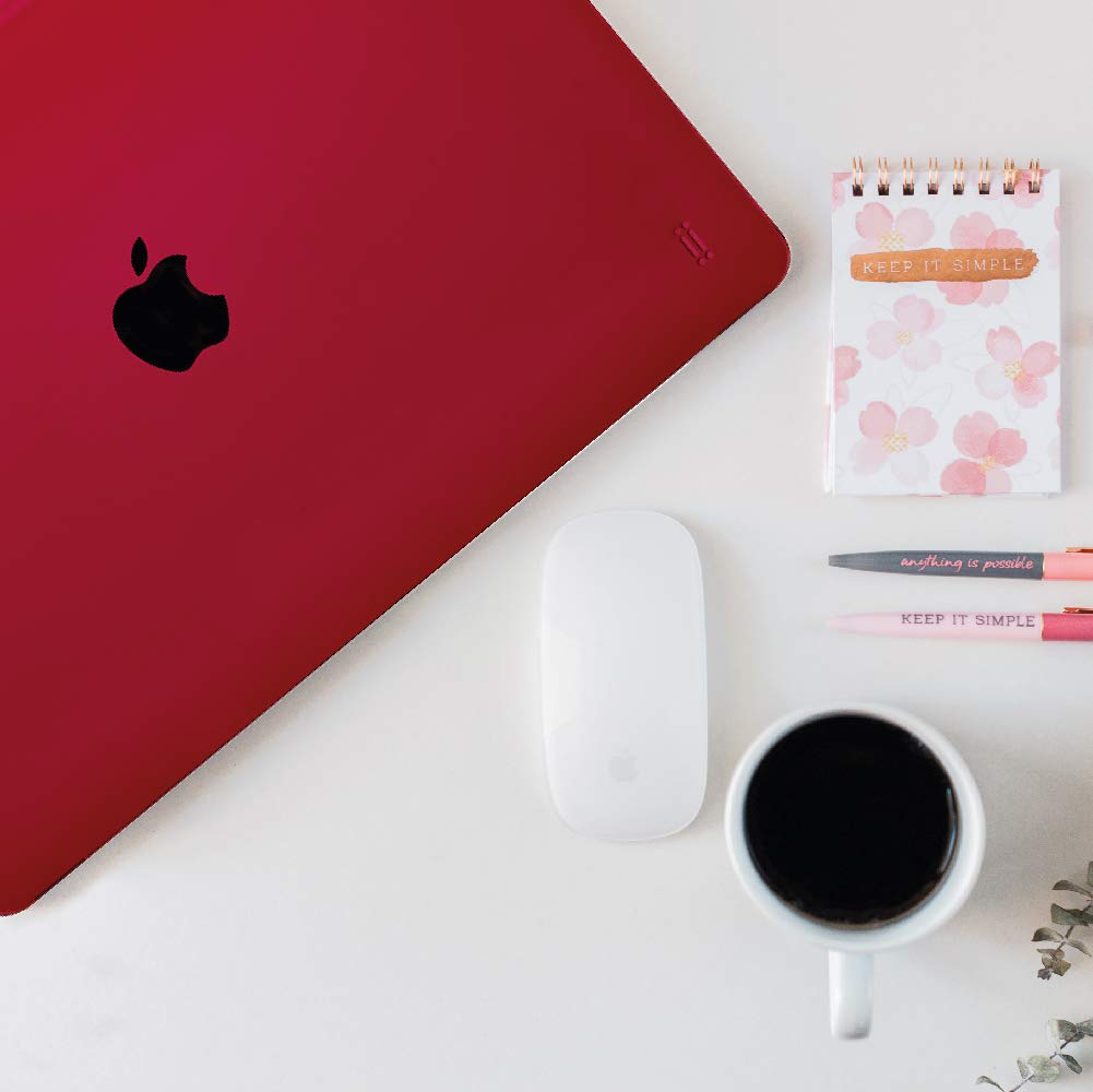 Premium Glossy Hard Shell Case for MacBook Pro 13 Inch (2016-2019 Models) - Vibrant Red Protective Cover | Slim Fit, Scratch Resistant Laptop Case for Work, Travel & School