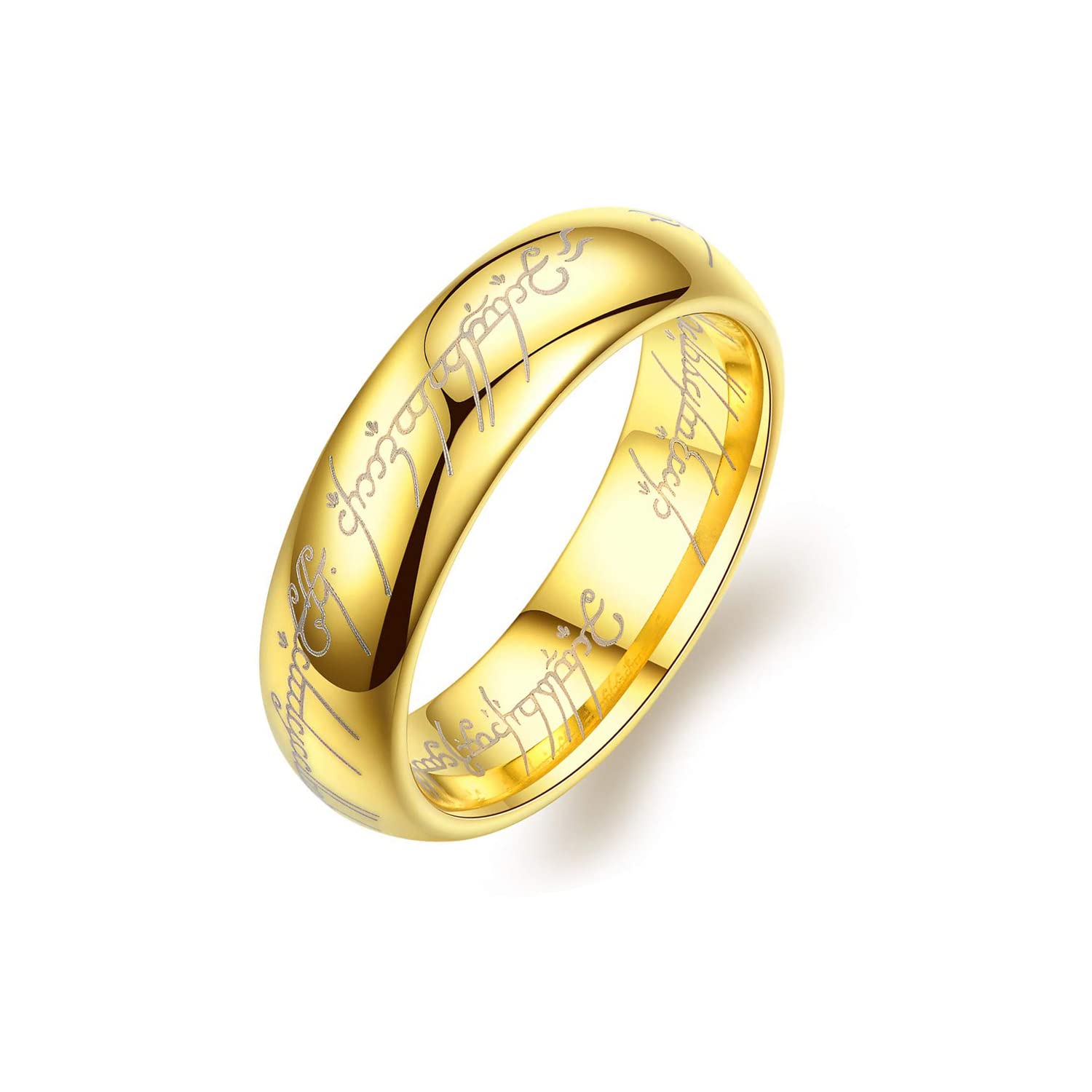 The One Ring to Rule Them All - Lord of The Rings & Hobbit Stainless Steel Jewelry for Men & Women | Perfect for Cosplay, Movie Fans & Fantasy Gift Giving