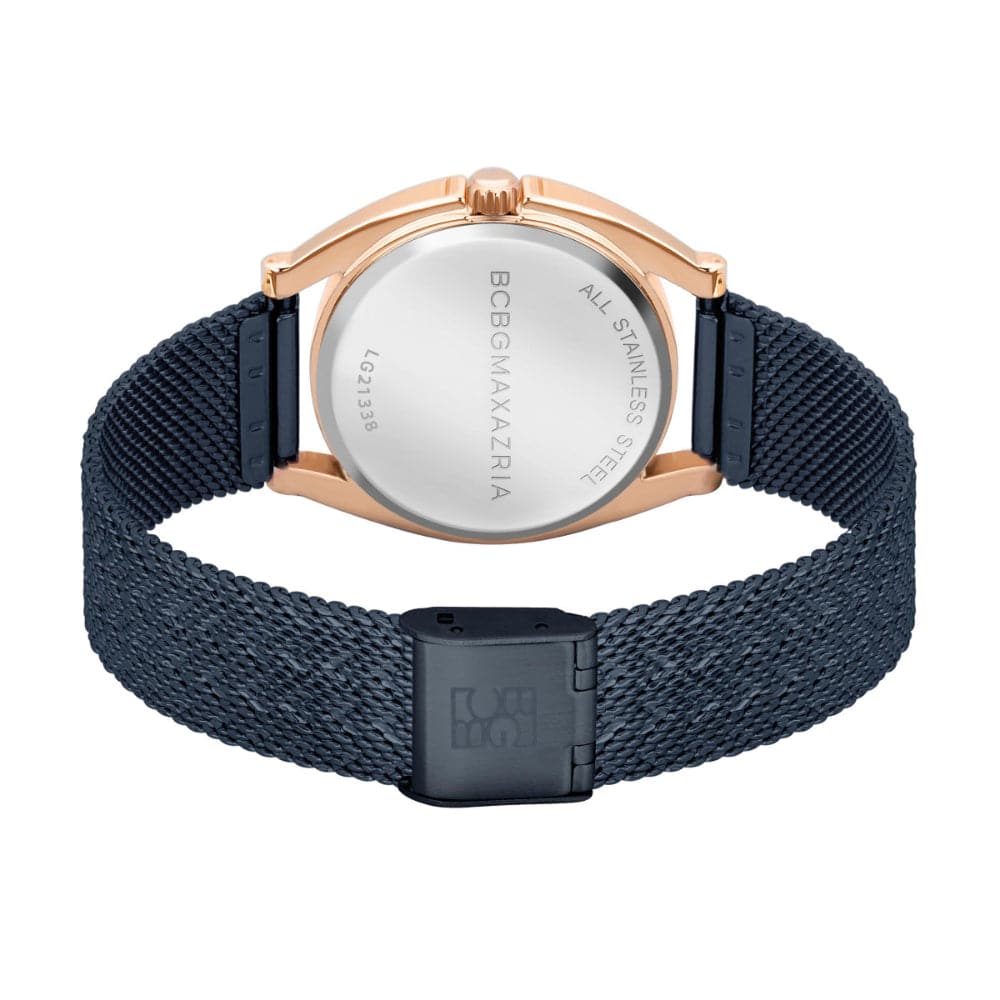 BCBGMAXAZRIA BAWLG2133804 Women's Blue Stainless Steel Watch - Elegant Fashion Timepiece for Work, Party & Everyday Wear