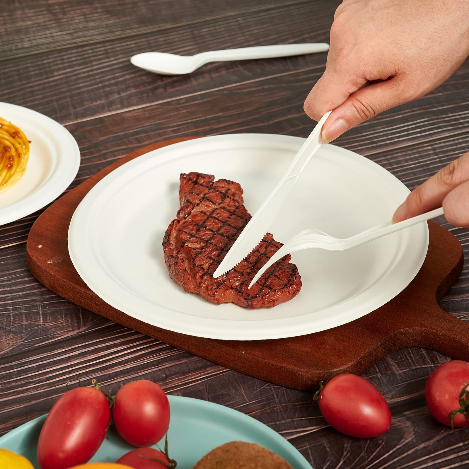 ECO-Friendly 350-Piece Compostable Cutlery Set - 7