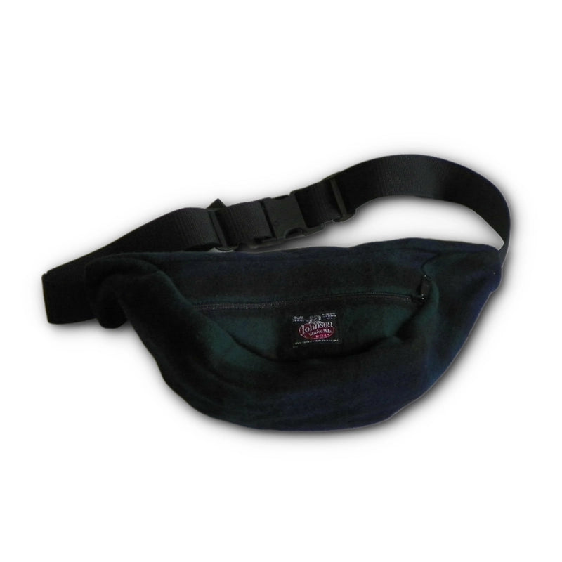 Stylish Oversized Wool Fanny Pack for Men & Women - Trendy Waist Bag with Adjustable Belt - Perfect for Travel, Hiking, and Everyday Use