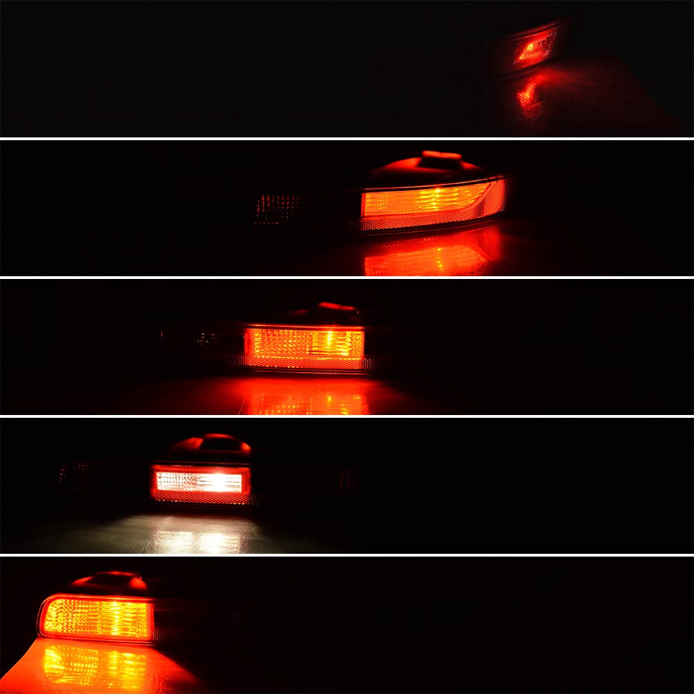 2006-2015 Audi Q7 Right Rear Lower Bumper Reflector Tail Light - US Version Compatible Replacement - Perfect for Night Safety & Parking Assistance