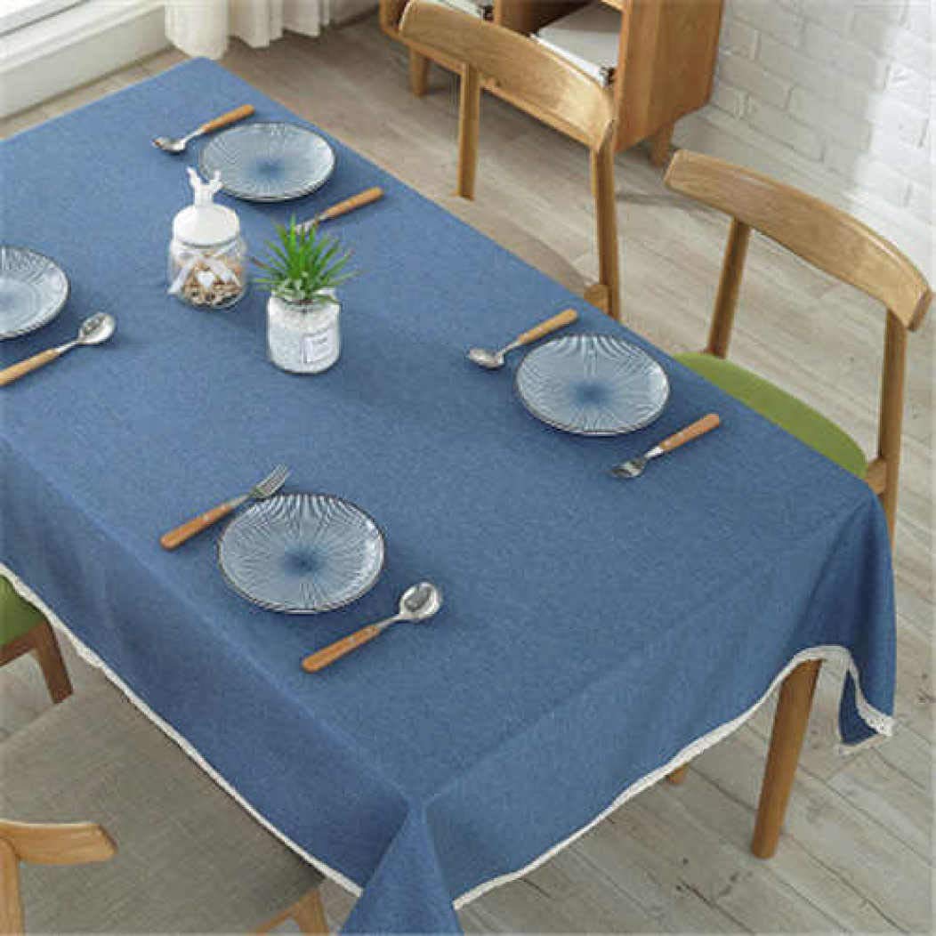 Waterproof Rectangular Tablecloth - Spill-Resistant Dining Table Cover for Weddings, Parties & Home Decor | Perfect for Indoor & Outdoor Events, Family Gatherings & Holiday Celebrations