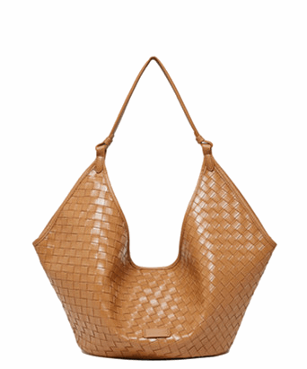 Stylish Handwoven Shoulder Bag for Women & Men - Lightweight Commuter Tote with Adjustable Strap - Perfect for Work, Travel & Daily Use