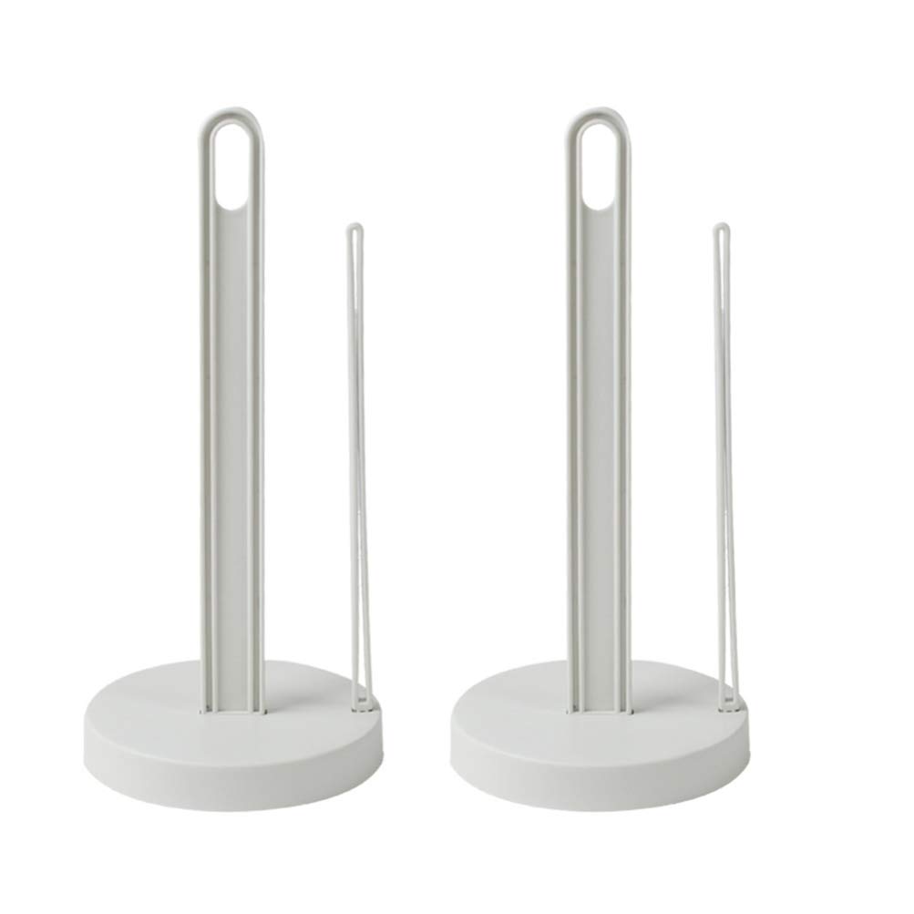 NUOBESTY 2-Pack Toilet Paper Holder, Bathroom Tissue Roll Storage Shelf for Kitchen, Hotel & Home - Space-Saving Napkin Rack for Bathroom Organization (Ideal for Small Spaces & Clutter-Free Countertops)