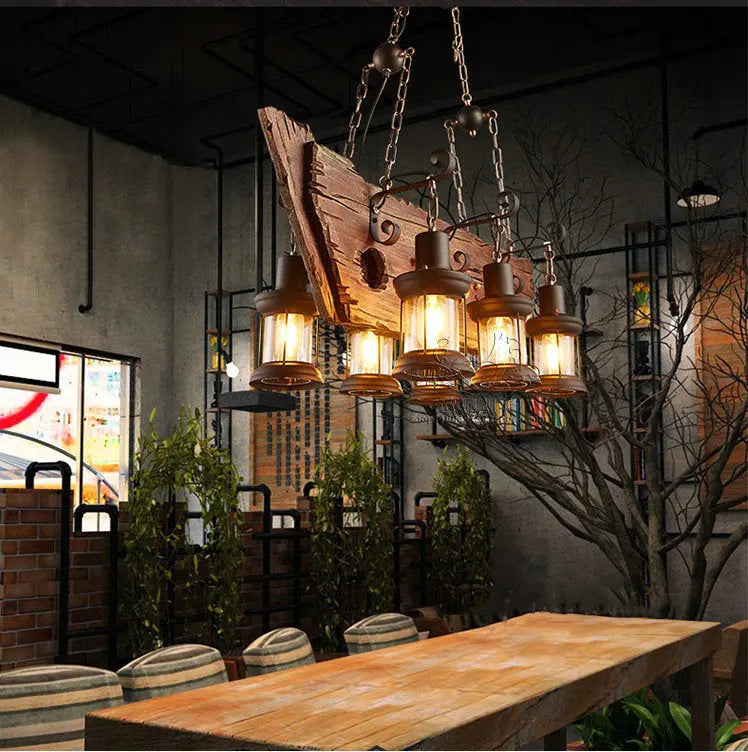 Rustic Wagon Wheel Chandelier with Ivy Decor - Farmhouse Ceiling Light Fixture for Dining Room, Kitchen, or Living Room