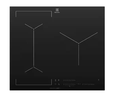 Electrolux ECT9740S 90cm UltimateTaste 500 Stainless Steel Chimney Cooker Hood & EHI635BE 60cm UltimateTaste 700 3-Zone Induction Cooktop - Professional Kitchen Ventilation and Cooking Set for Modern Homes