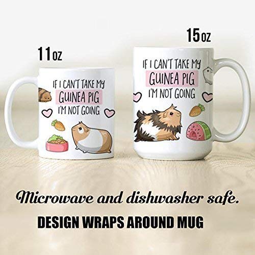 Guinea Pig Coffee Mug - Microwave & Dishwasher Safe Ceramic Cup for Hot & Cold Drinks - Perfect for Home, Office, Gifts & Pet Lovers