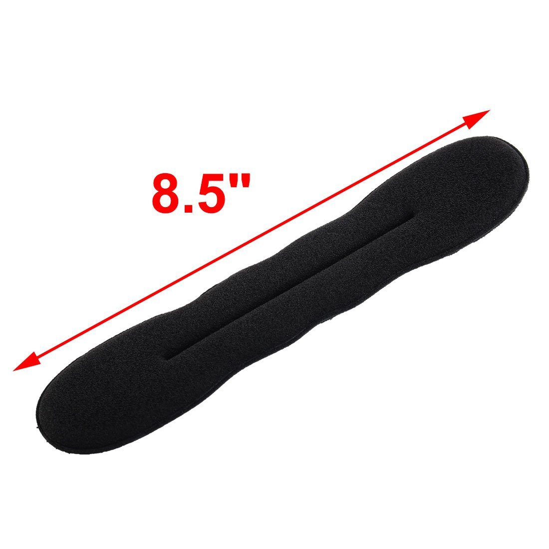 uxcell 8.5 Inches Long Sponge Hair Band - Curly Hair Bun Maker Holder for Women, Hair Styling Tool for Ponytail, Updo & Messy Bun - Perfect for Salon, Home & Travel Use
