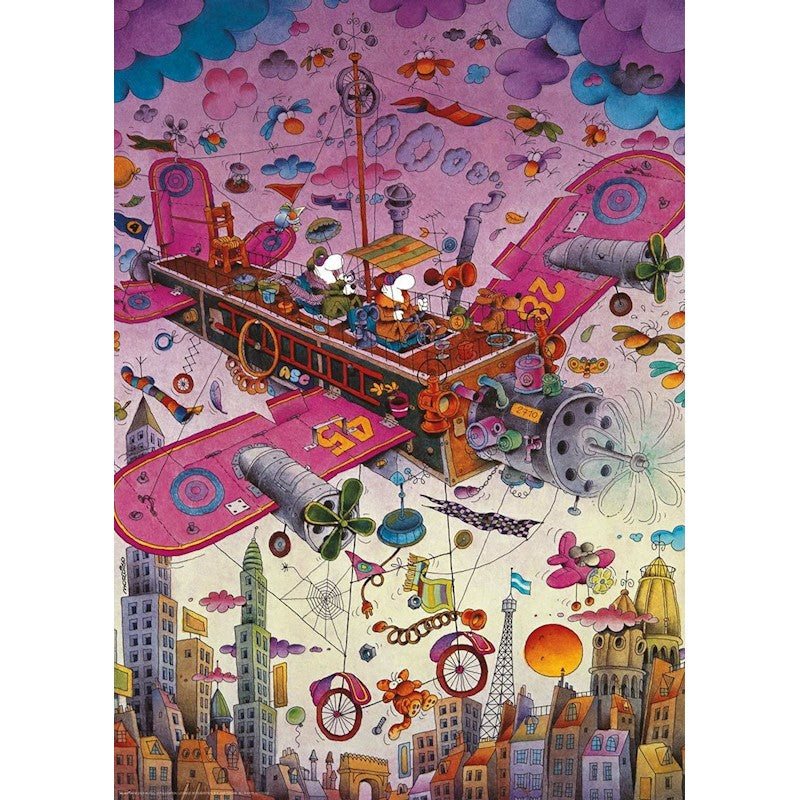 Heye 1000-Piece Triangle Jigsaw Puzzle 'Fly With Me' - Challenging Adult Puzzle for Home Decor & Relaxation