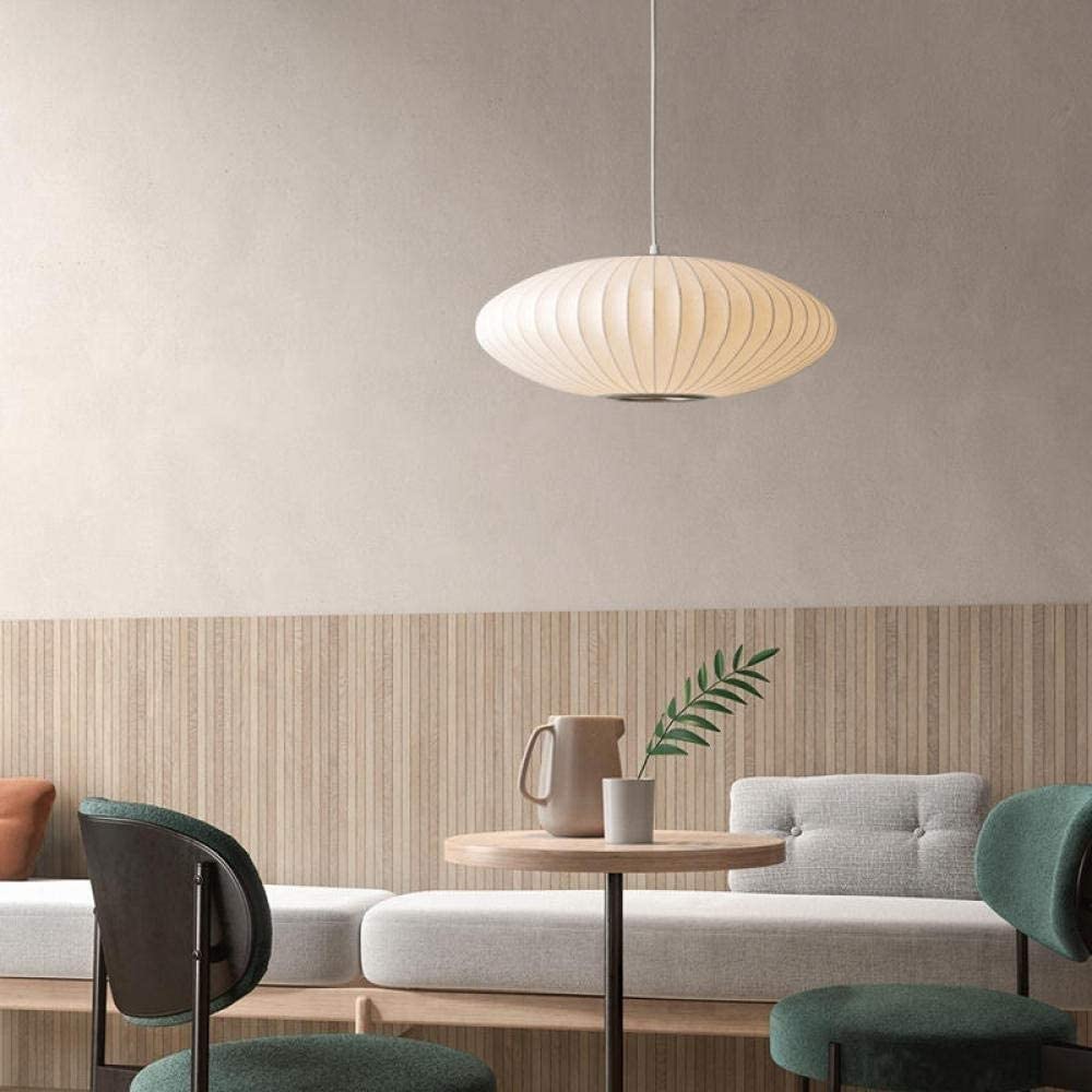 Modern Round LED Pendant Chandelier - 50cm Crystal Embellished Beige Lantern Lighting for Dining Room, Bedroom & Living Room | Restaurant & Home Decor Ceiling Lamp | Energy-Efficient Indoor Lighting Solution