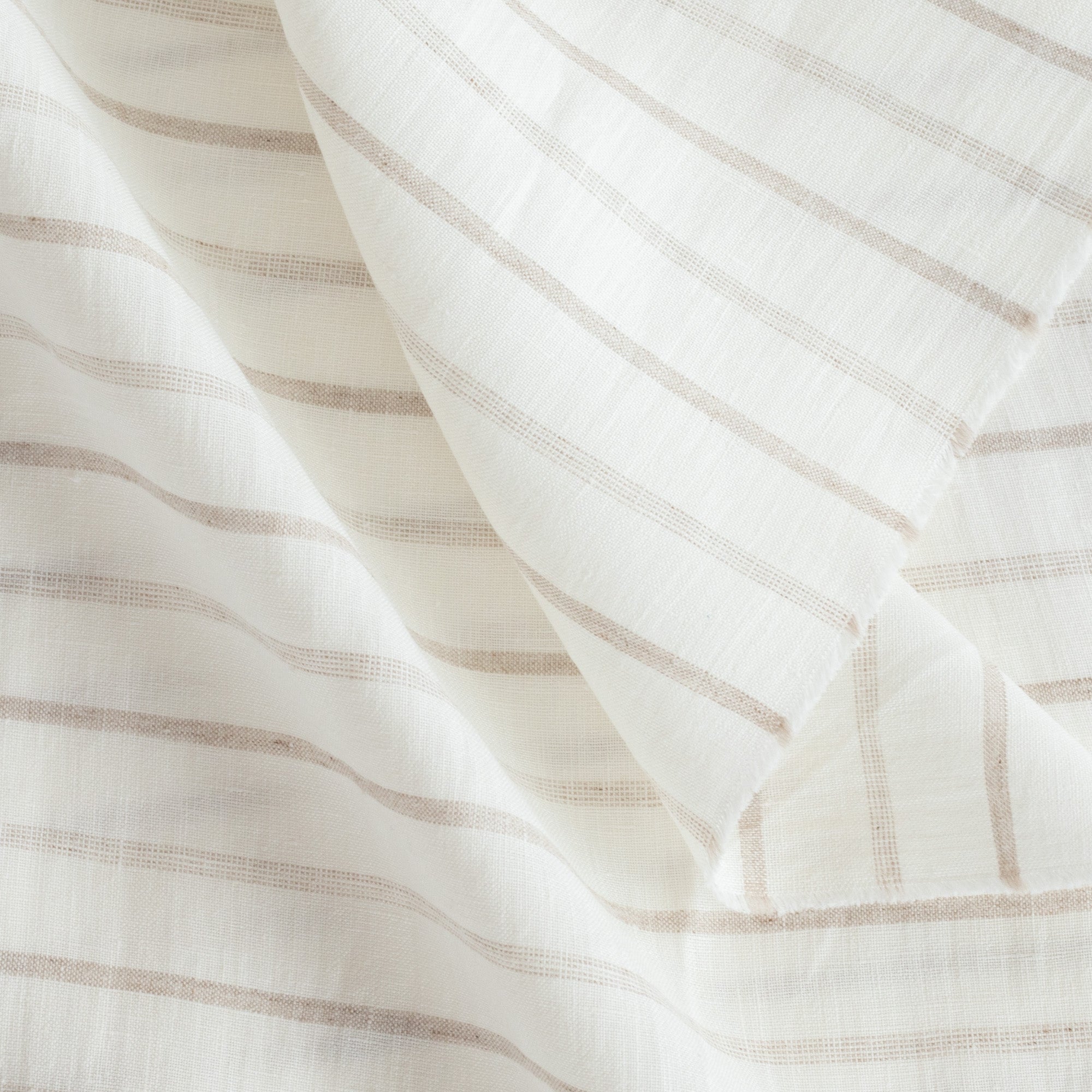 Premium Fraser Stripe Fabric - 100% Natural Cotton Woven Textile for Upholstery, Curtains & Home Decor Projects