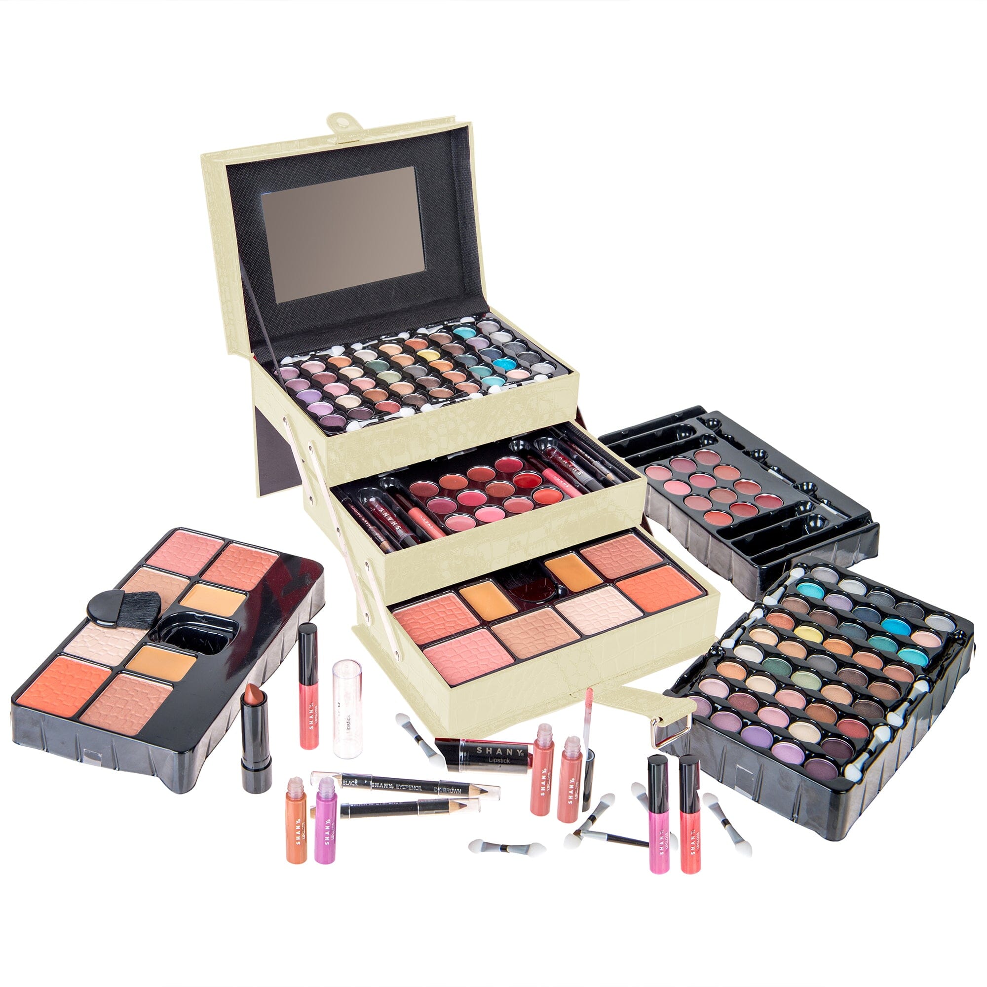 All-in-One Professional Makeup Kit with Storage Case - Perfect for Travel, Bridal & Everyday Makeup Application