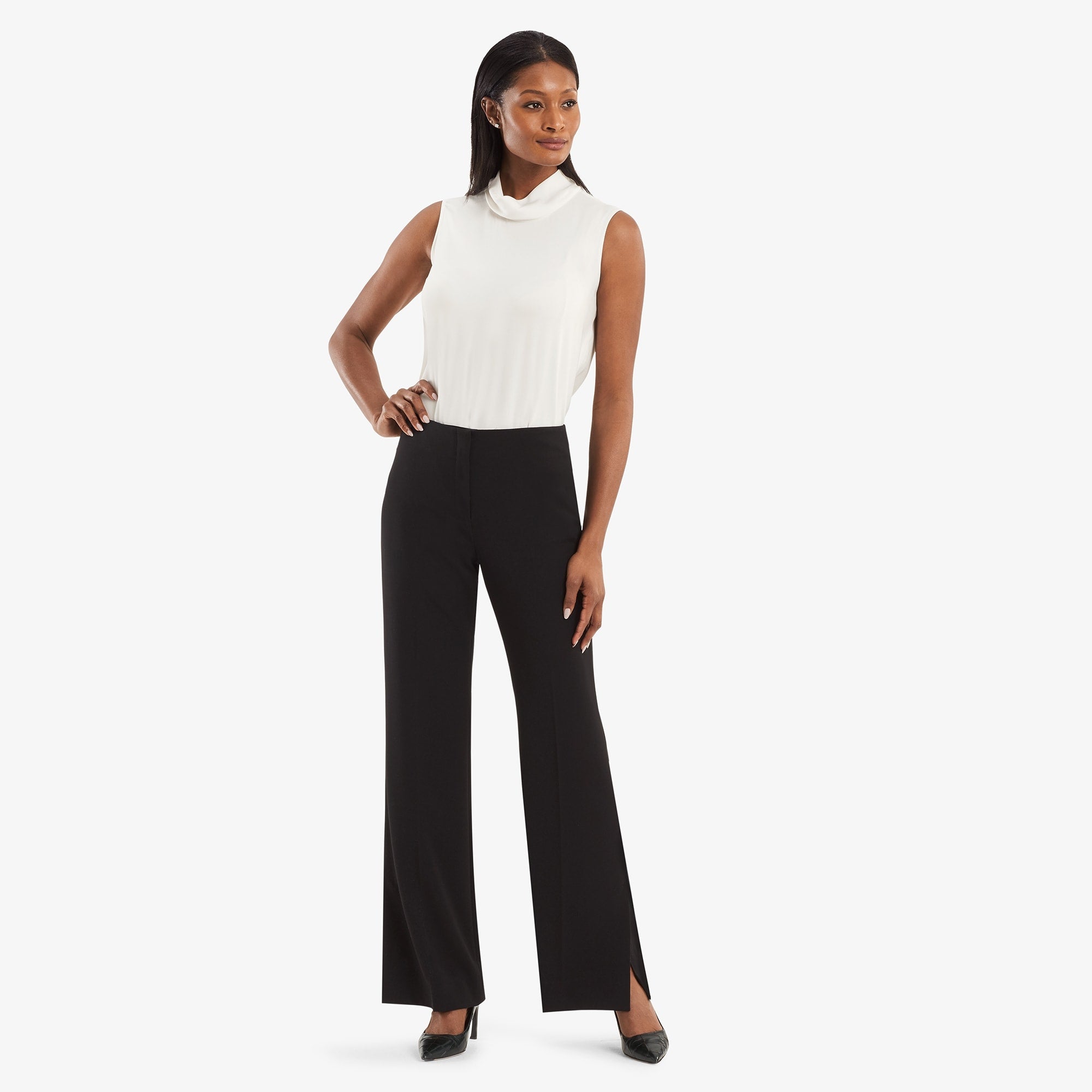 Clooney Pant - Light Twill Men's Dress Pants in Black | Comfortable Office Wear & Business Casual Attire