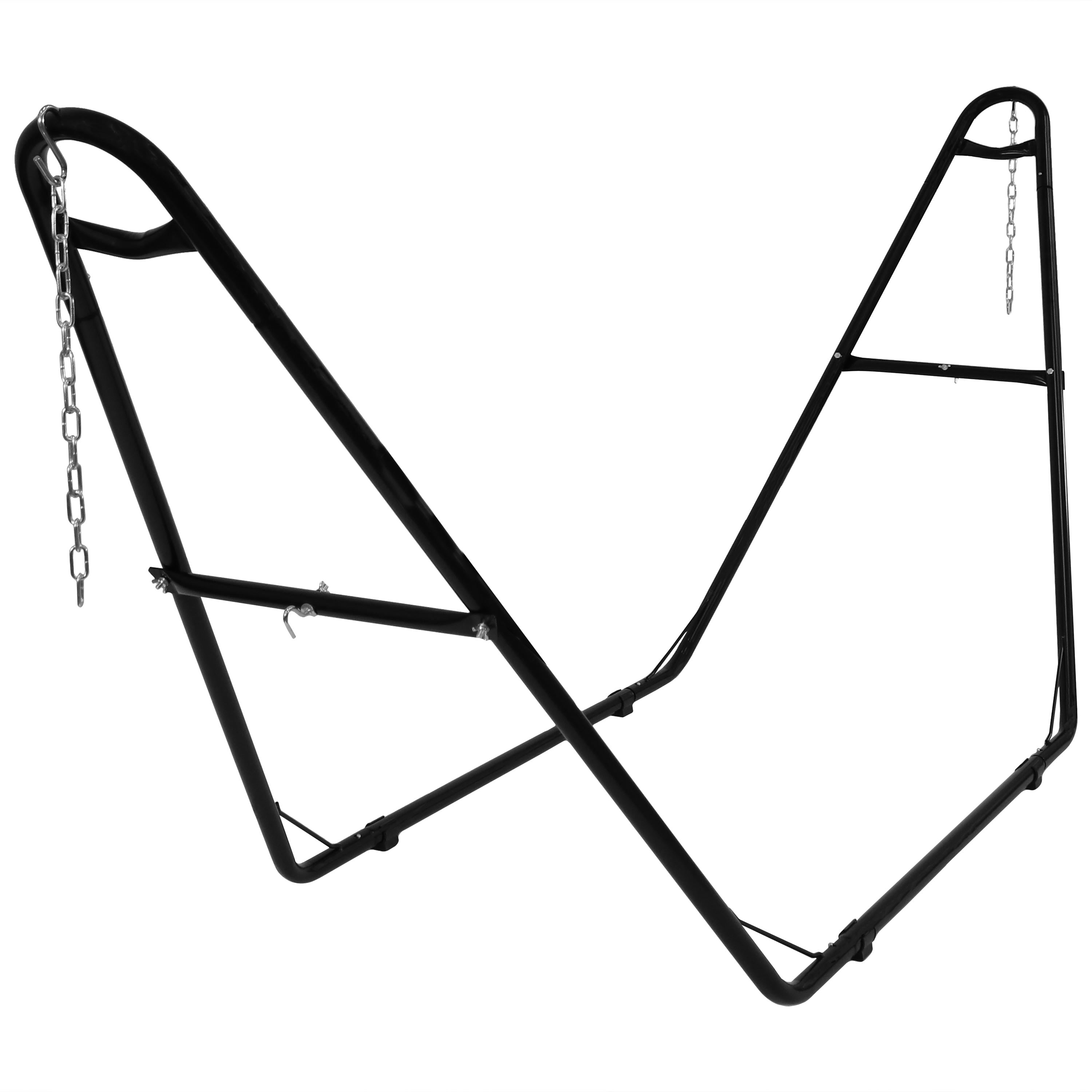Heavy Duty Universal Hammock Stand for Outdoor, Patio, Backyard & Camping - Durable Steel Frame Supports Up to 450lbs - Perfect for Relaxing, Lounging & Backyard Decor