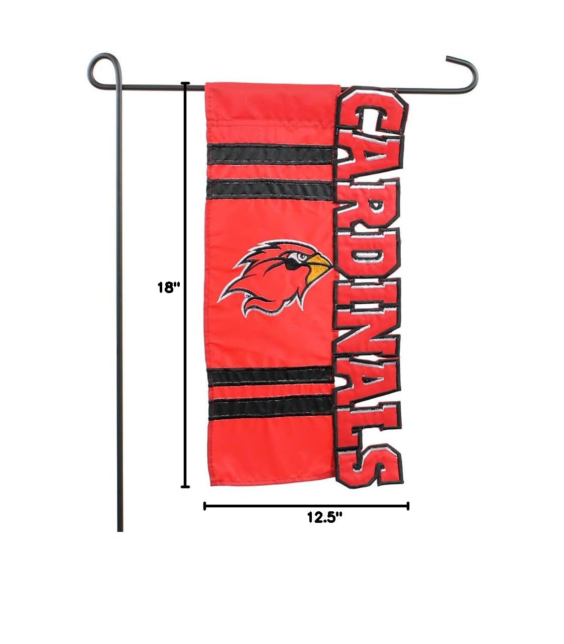 Lamar University Team Sports America Applique Sculpted Garden Flag - Perfect for College Football Tailgating & Campus Decor