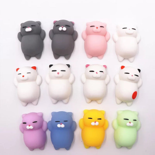 Mini Squishies Stress Relief Toys - Cute Soft Squishy Fidget Sensory Toys for Kids & Adults - Perfect for Anxiety Relief, Focus, and Classroom/Office Use