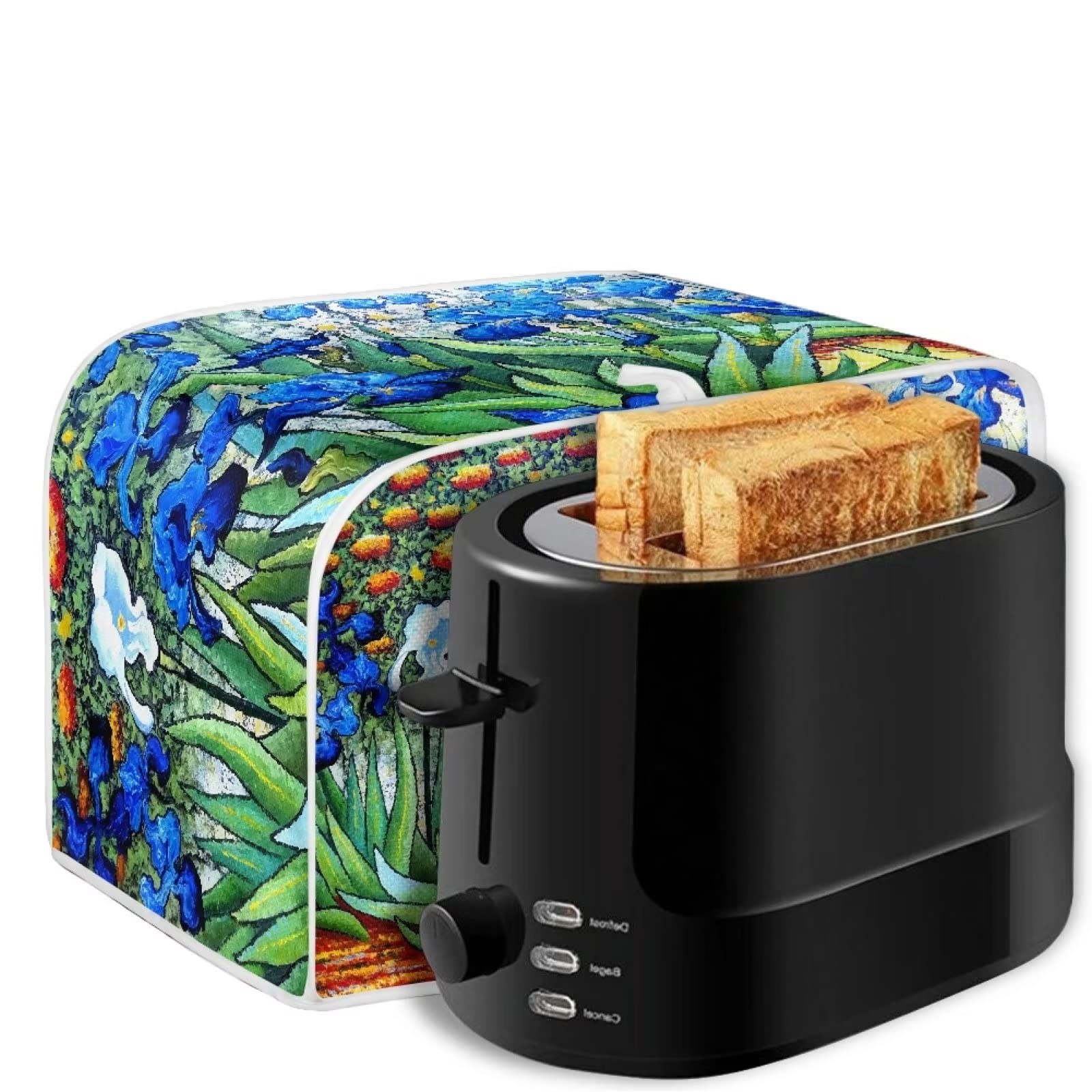 Premium 4-Slice Toaster Cover with Top Hook - Durable, Washable Kitchen Appliance Protector - Universal Fit for Most Toasters - Perfect for Home, Office & Restaurant Use