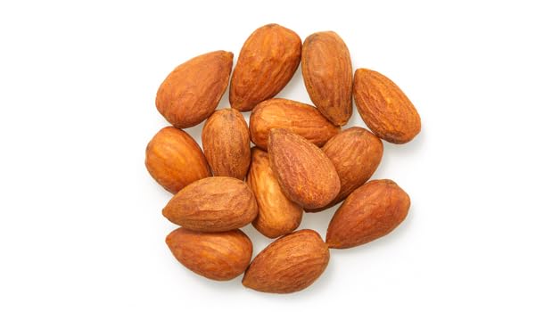 Yupik Roasted Unsalted Almonds, 2.2 lb (35.2 oz) Bulk Pack of 6 | Gluten-Free, Kosher, Vegan Whole Nuts | No Added Salt, Lightly Roasted & Crunchy | High Fiber Healthy Snacks for Office, Hiking & Weight Loss