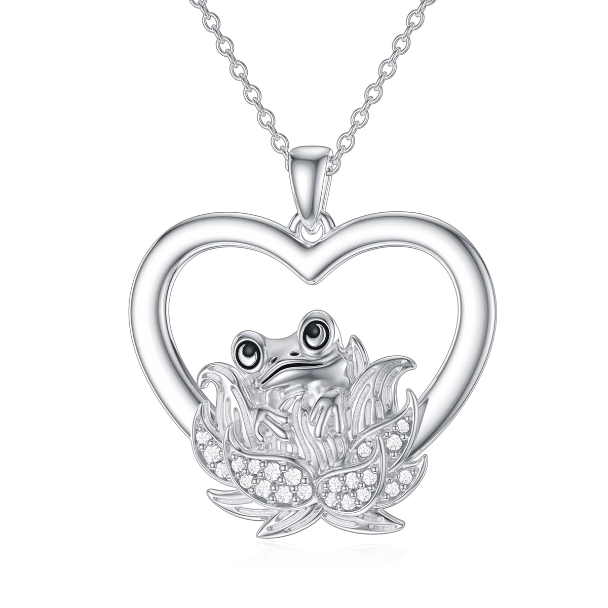 Sterling Silver Sunflower/Lotus/Rose/Daisy/Tulip Pendant Necklace for Women - Elegant Floral Jewelry Gift for Mother's Day, Birthday, Anniversary | Perfect for Everyday Wear, Date Nights & Special Occasions