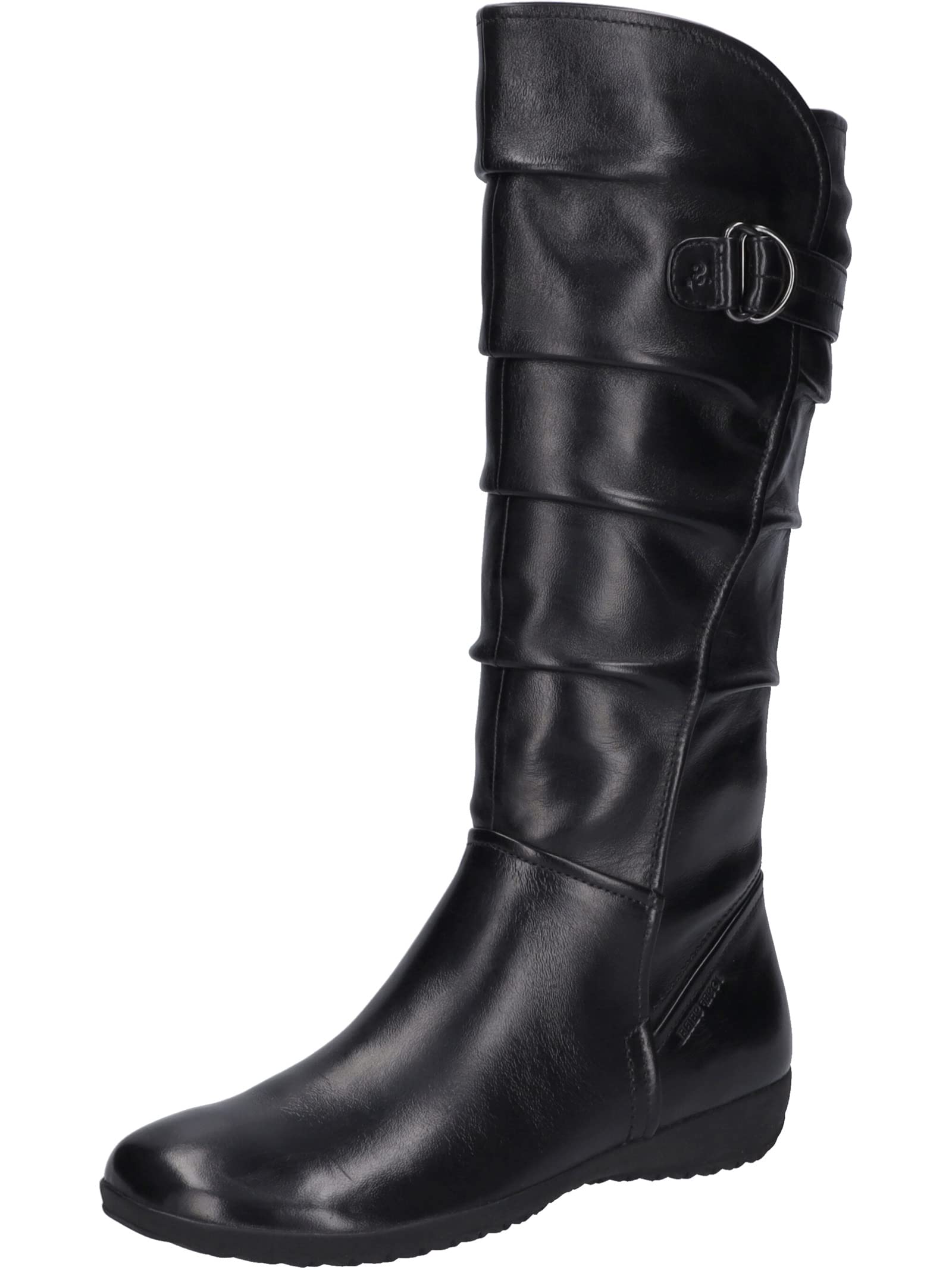 Josef Seibel Women's Knee High Leather Boots - Black Size 7 | Comfortable & Stylish Winter Boots for Casual Wear, Office & Night Out