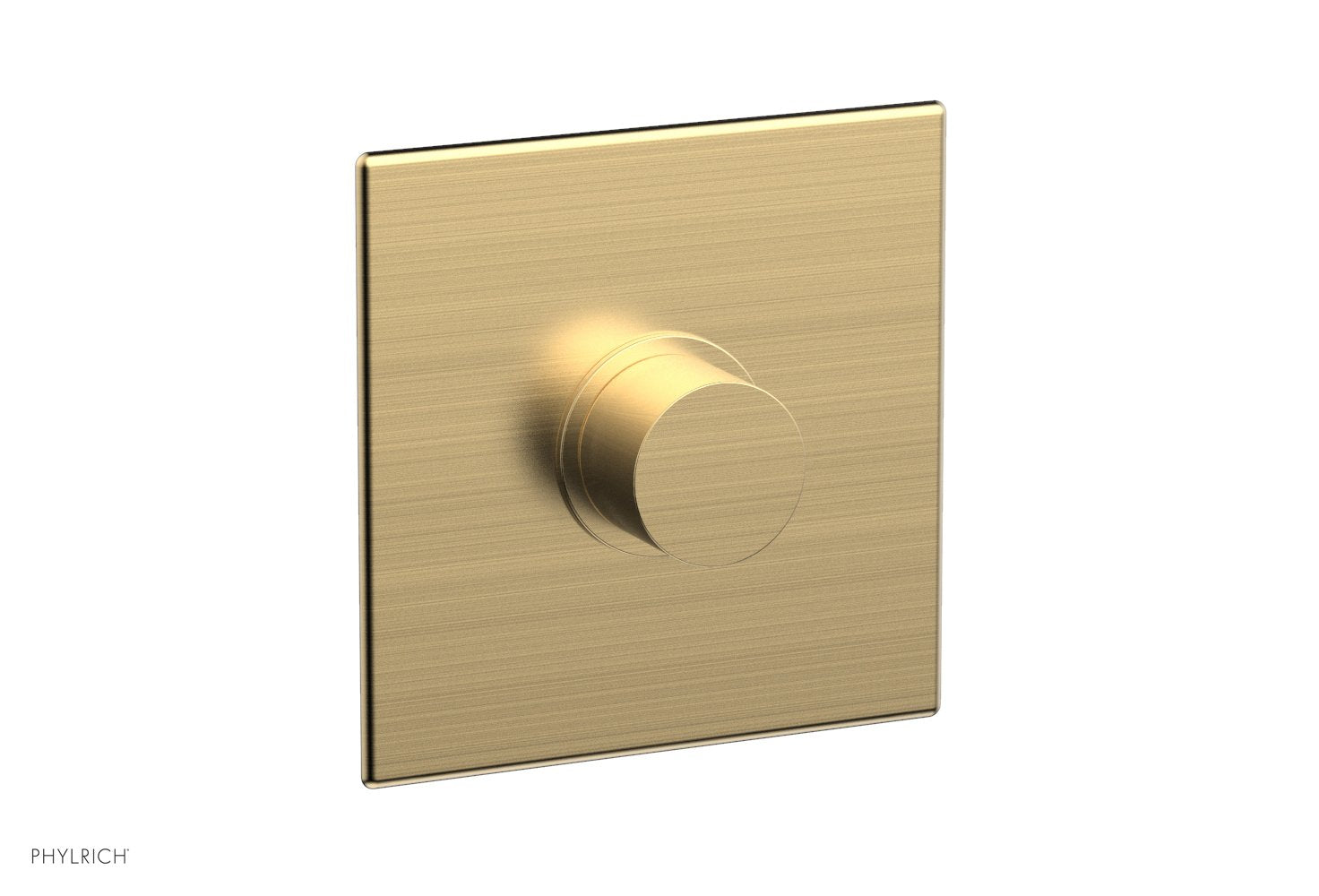 BASIC II 3/4 Thermostatic Square Shower Trim with Smooth Handle - Chrome Finish for Modern Bathrooms | Perfect for Home & Hotel Bathroom Renovations
