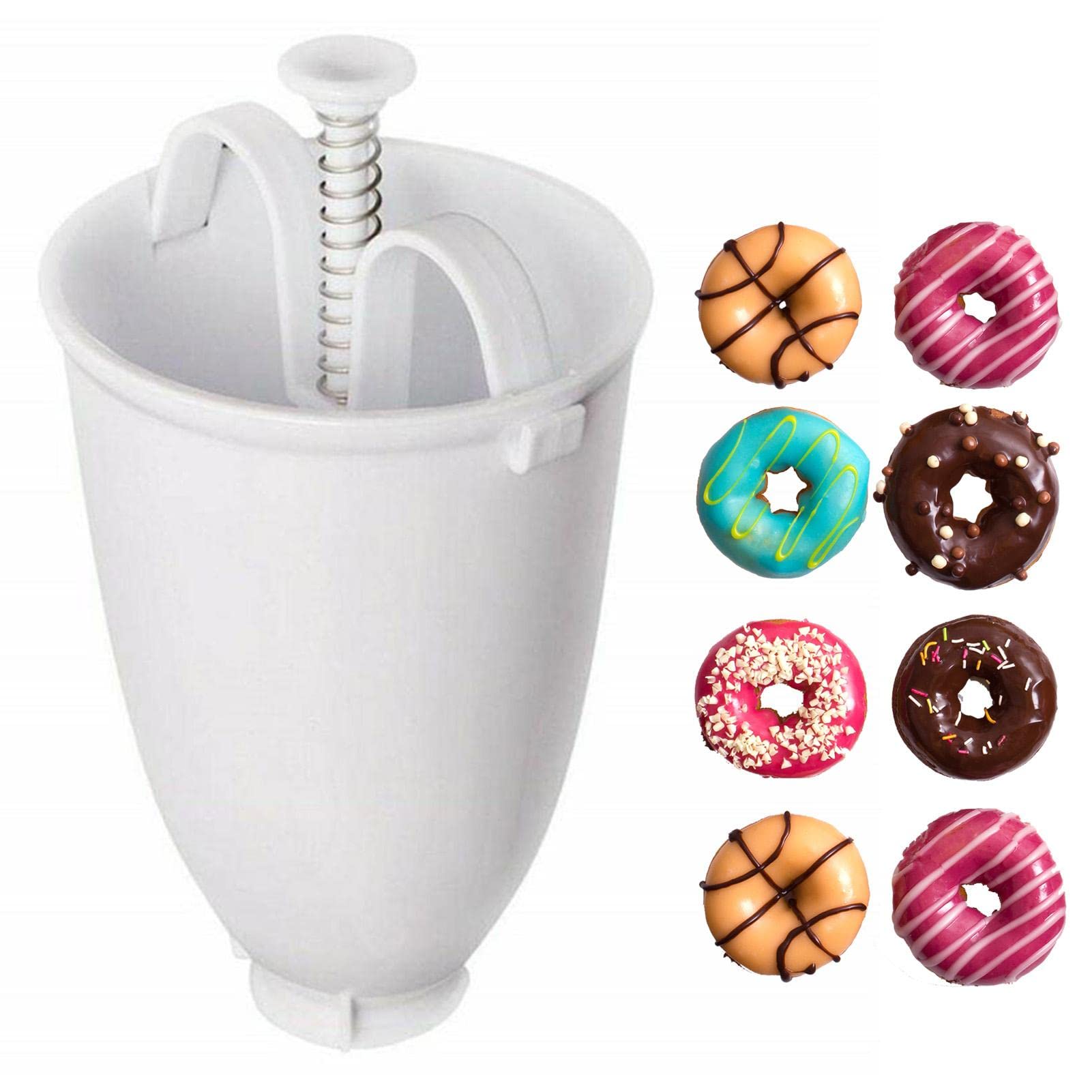 Non-Stick Silicone Donut Maker Mold - Reusable Doughnut Baking Tool for Homemade Pastries, Waffles & Biscuits | Perfect for Kitchen, Bakery & DIY Dessert Making