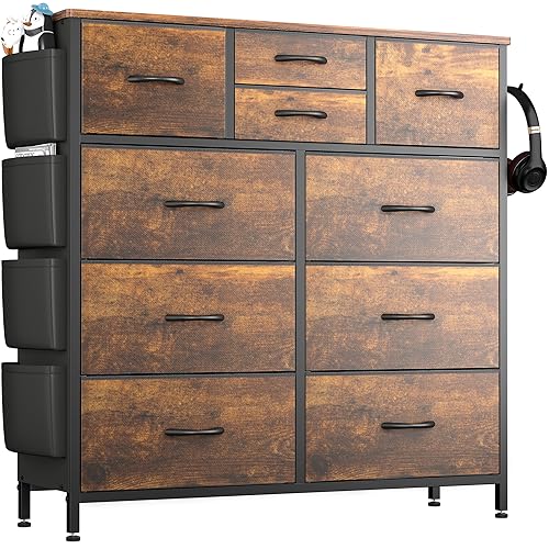 Rustic Brown Dresser