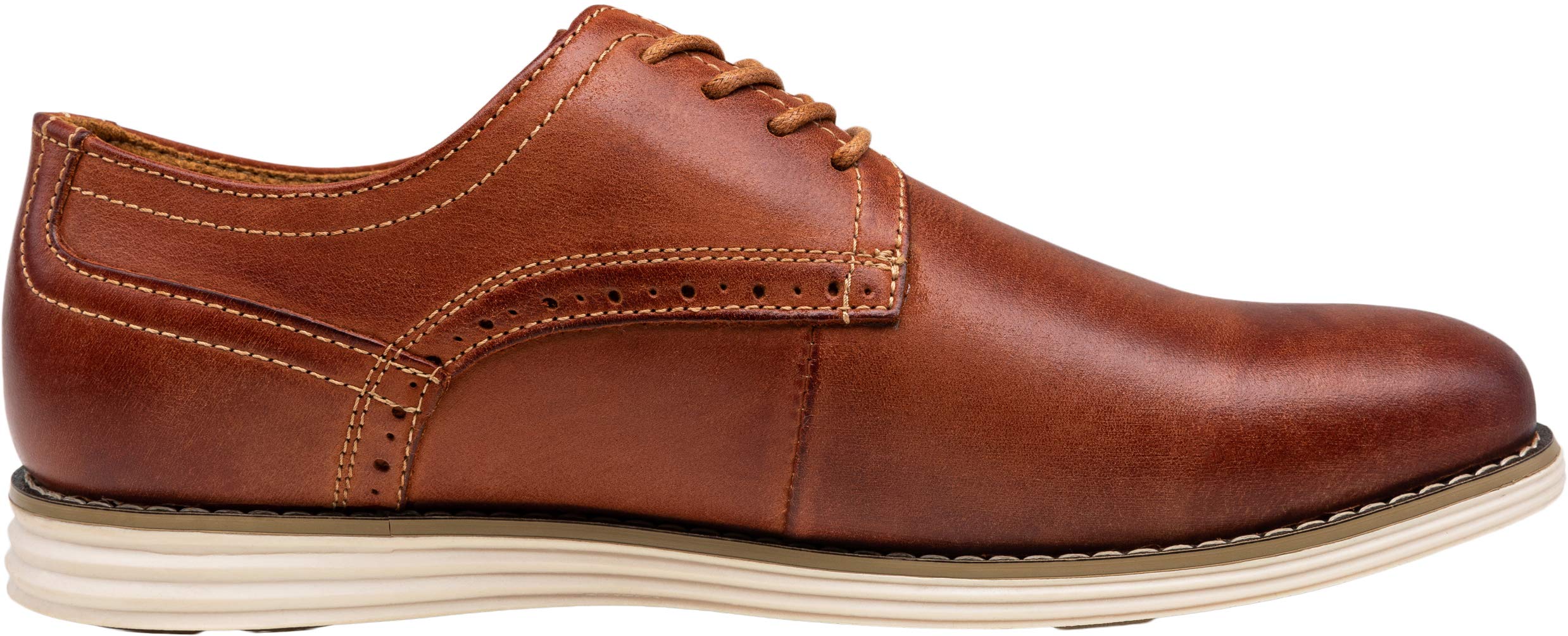 Premium Vostey Men's Leather Dress Shoes - Business Oxford Shoes for Formal & Casual Wear | Comfortable Office Shoes for Professional & Wedding Occasions