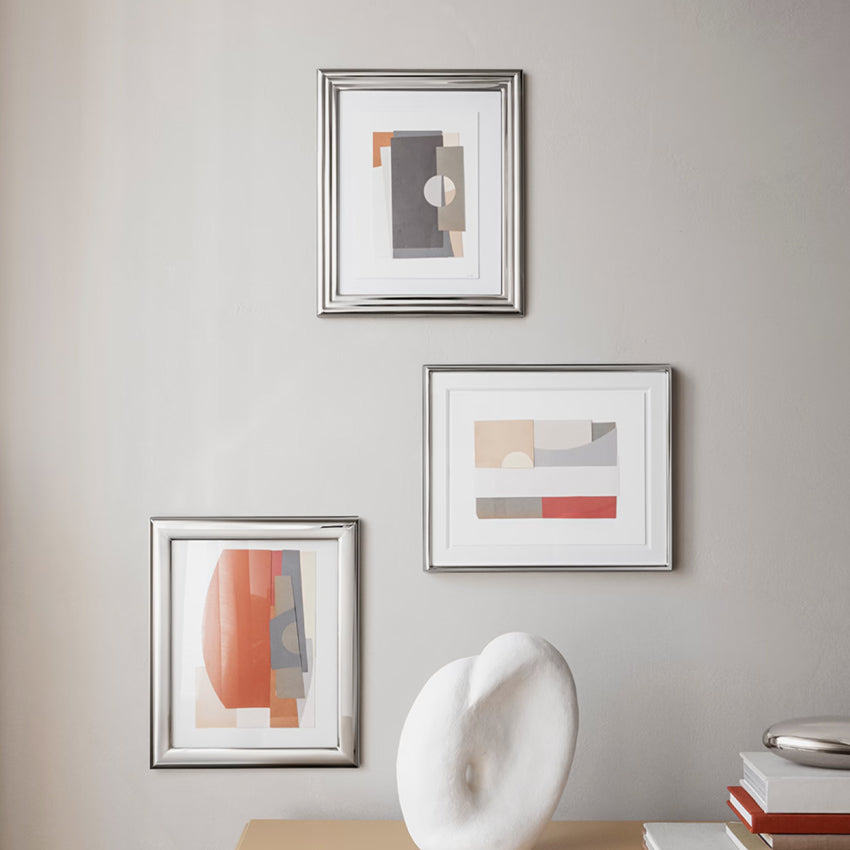 Georg Jensen Deco Picture Frame - Elegant Modern Photo Frame for Home & Office Decor - Perfect for Displaying Family Photos, Artwork, and Memories