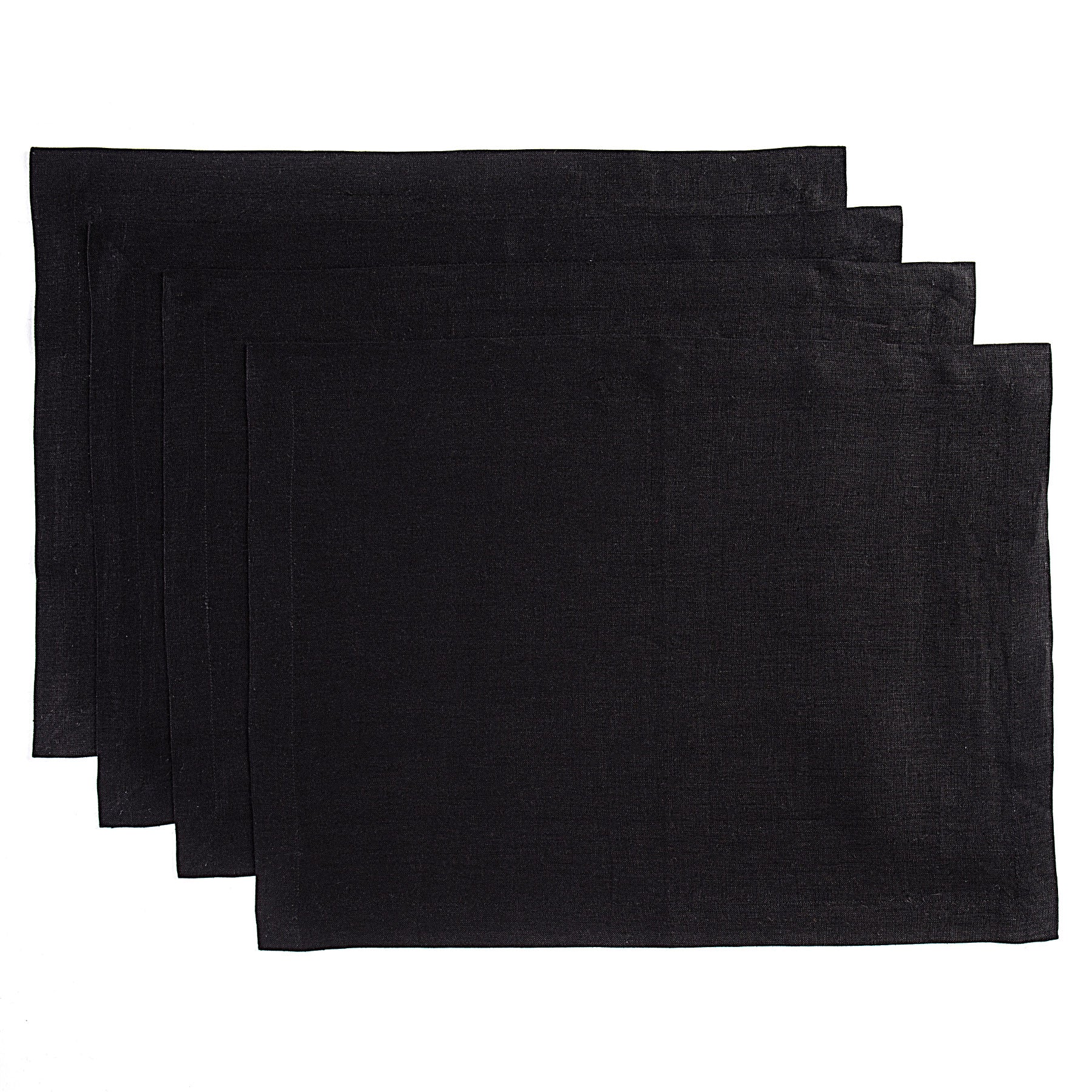 Eco-Friendly Linen Placemats Set of 6 - Premium Natural Table Mats for Dining, Kitchen, and Party Decor - Washable & Durable Home Tableware for Everyday Use and Special Occasions