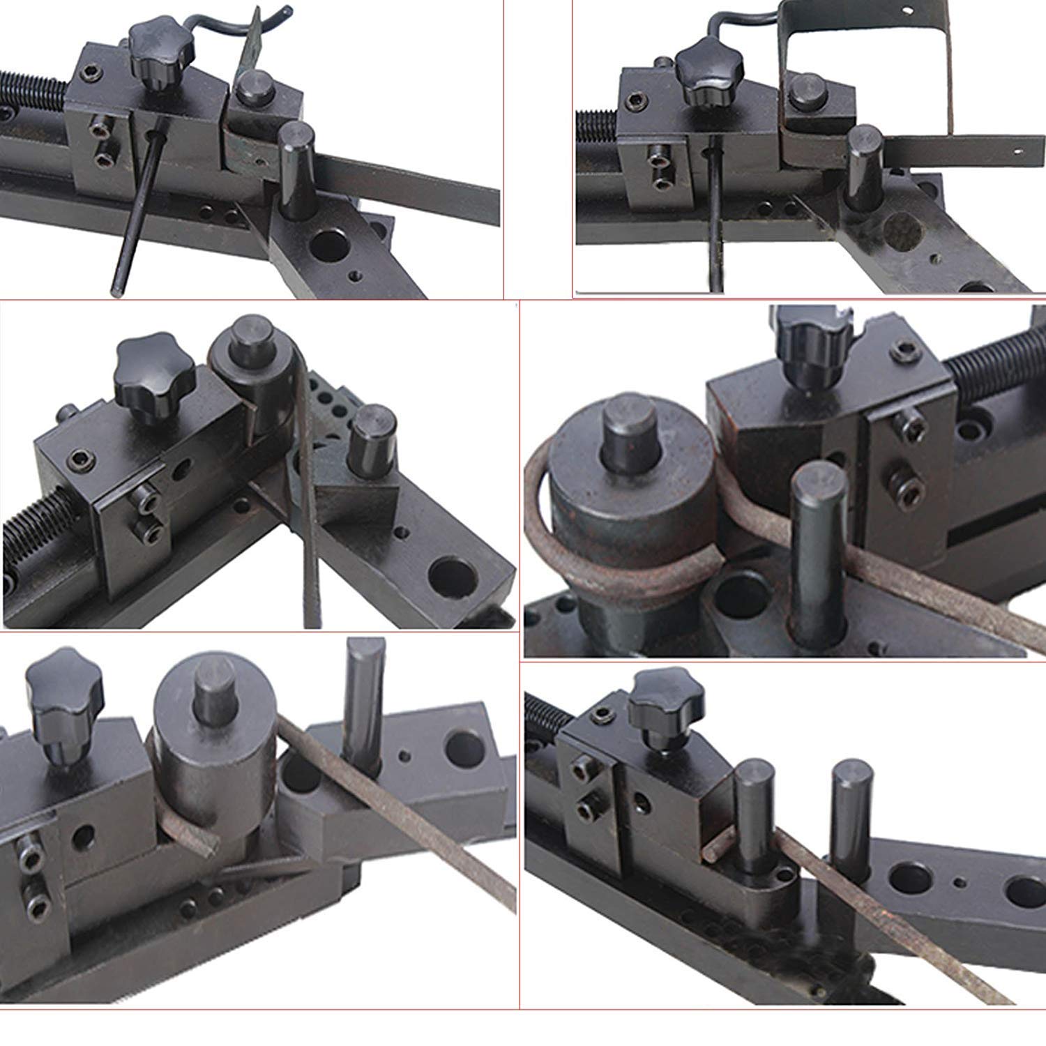 Universal Metal Bending Machine - Handheld Manual Bar, Tube & Pipe Bender for DIY, Construction & Metalworking Projects | Perfect for Home Workshops, Automotive Repair & Industrial Fabrication