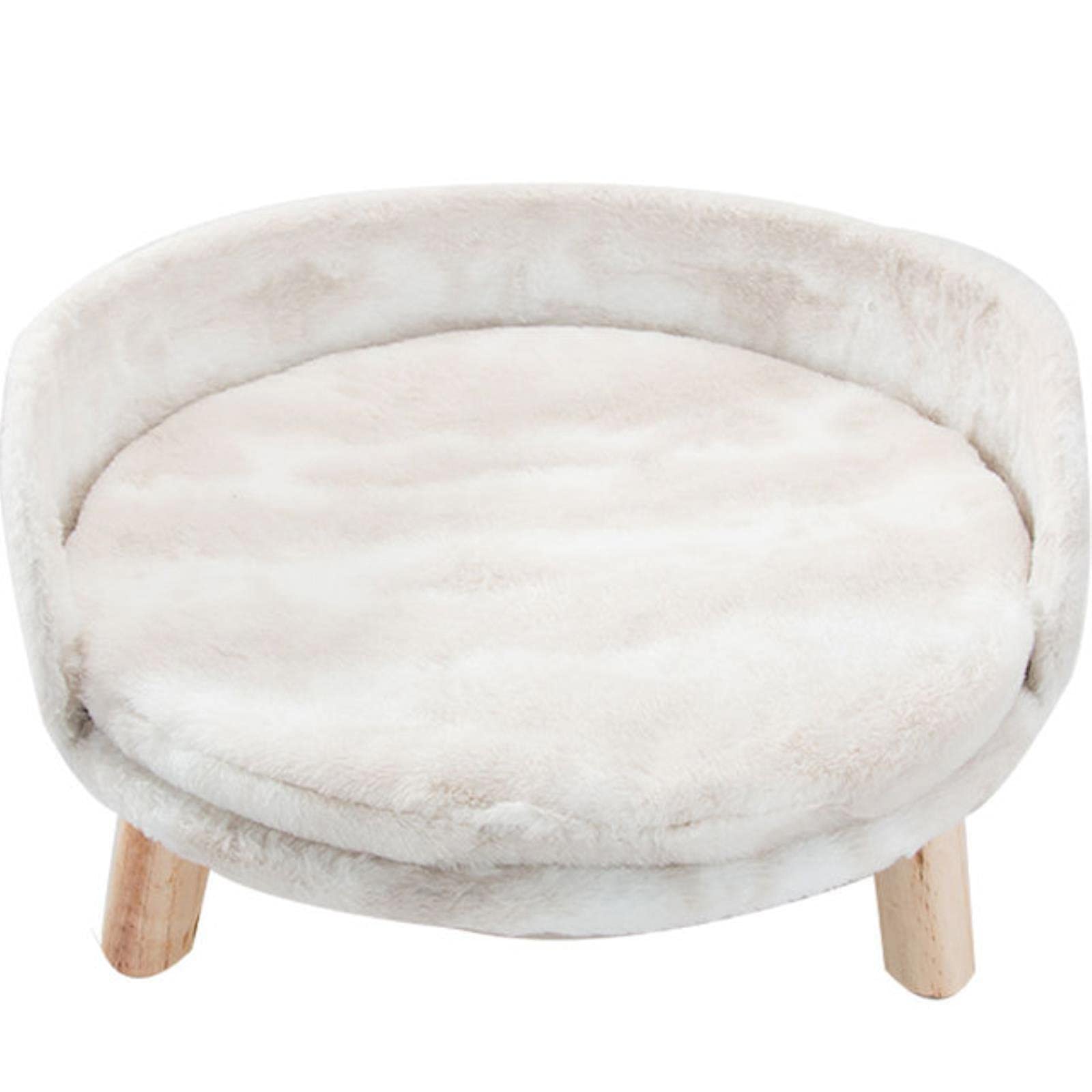 Cozy Rabbit Fur Pet Sofa Bed for Dogs & Cats - Soft Removable Washable Cushion for Kennel | Perfect for Winter Warmth & Indoor Lounging